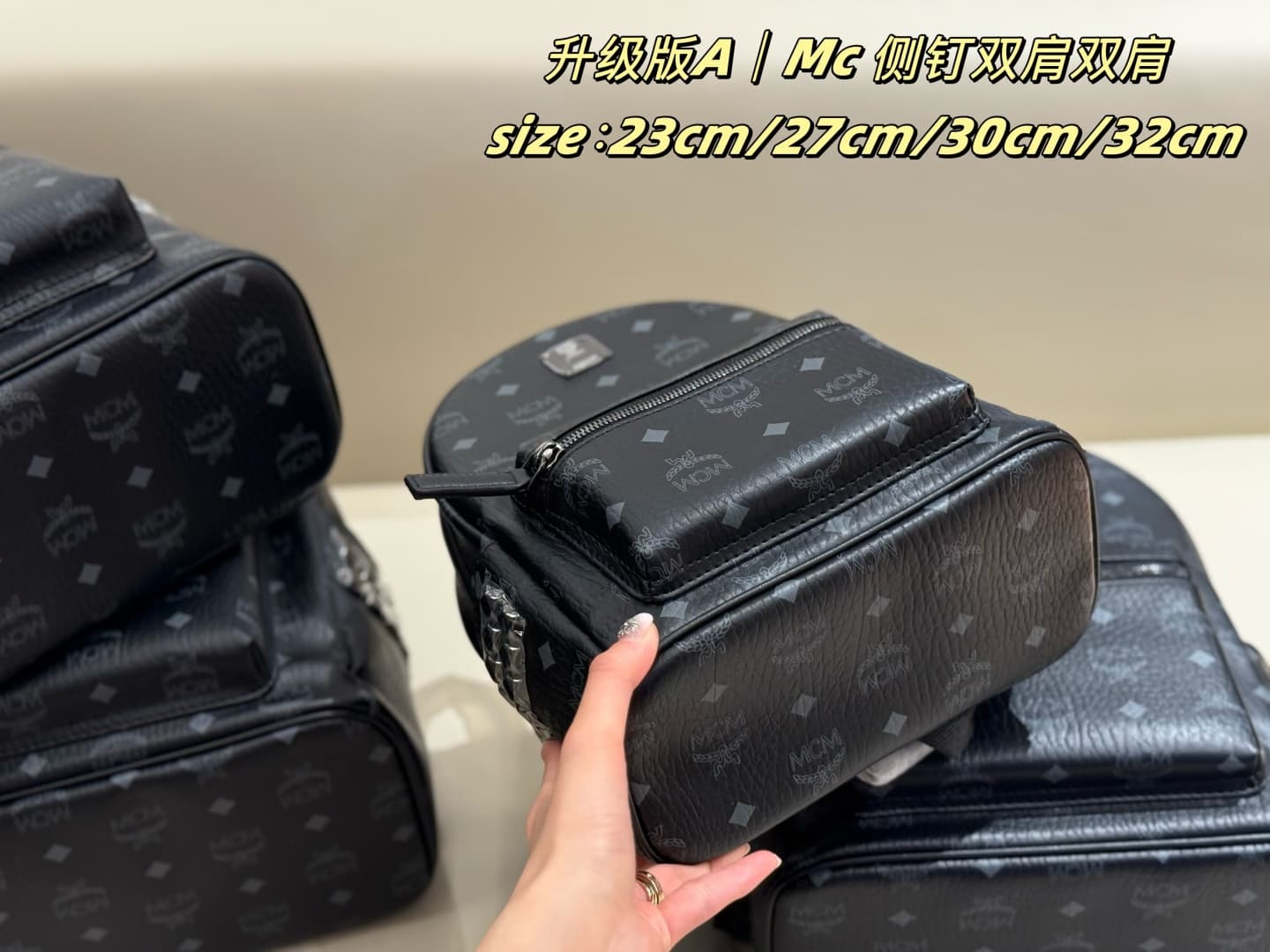 MCM原版 Gold Backpack