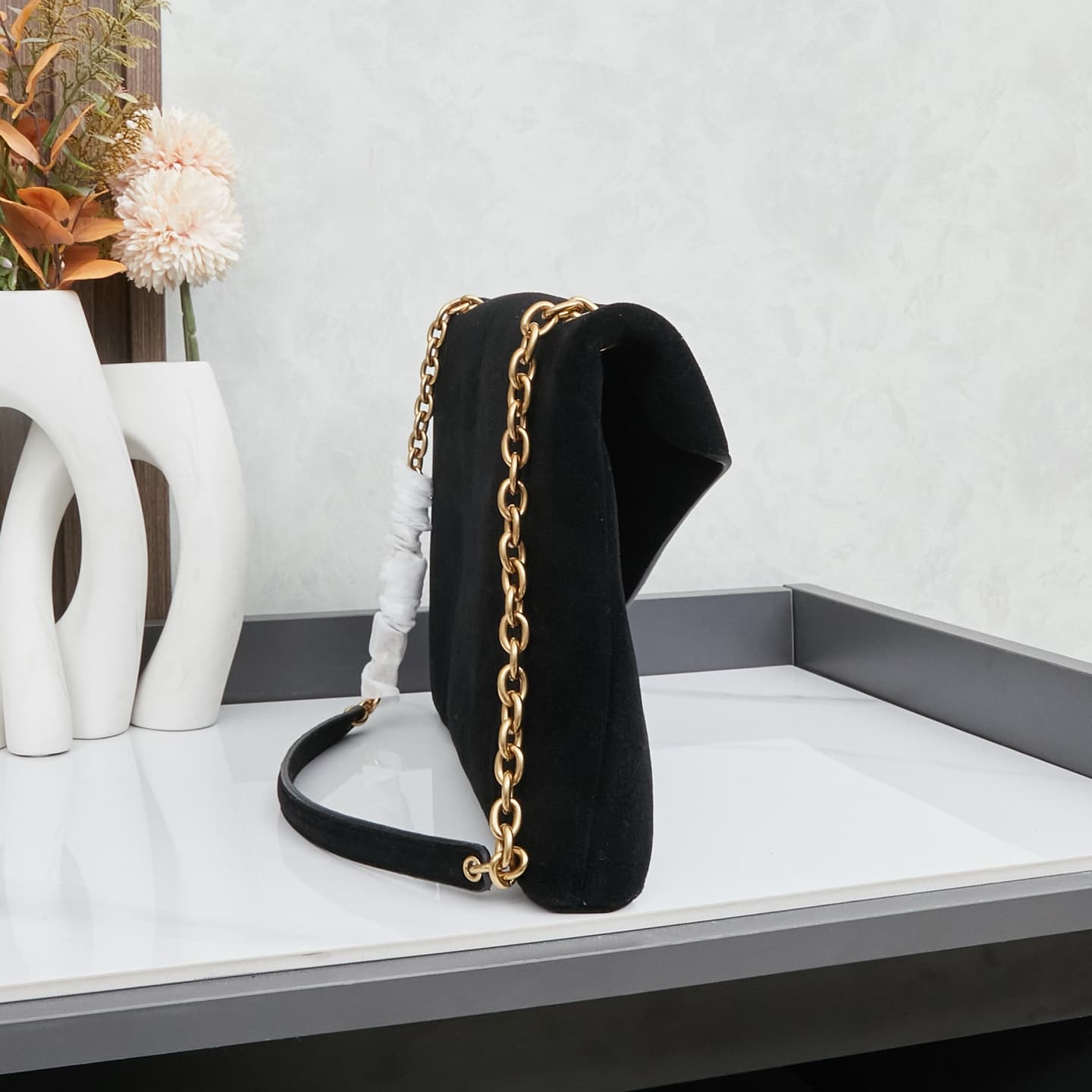 Saint Laurent Gold Pouch