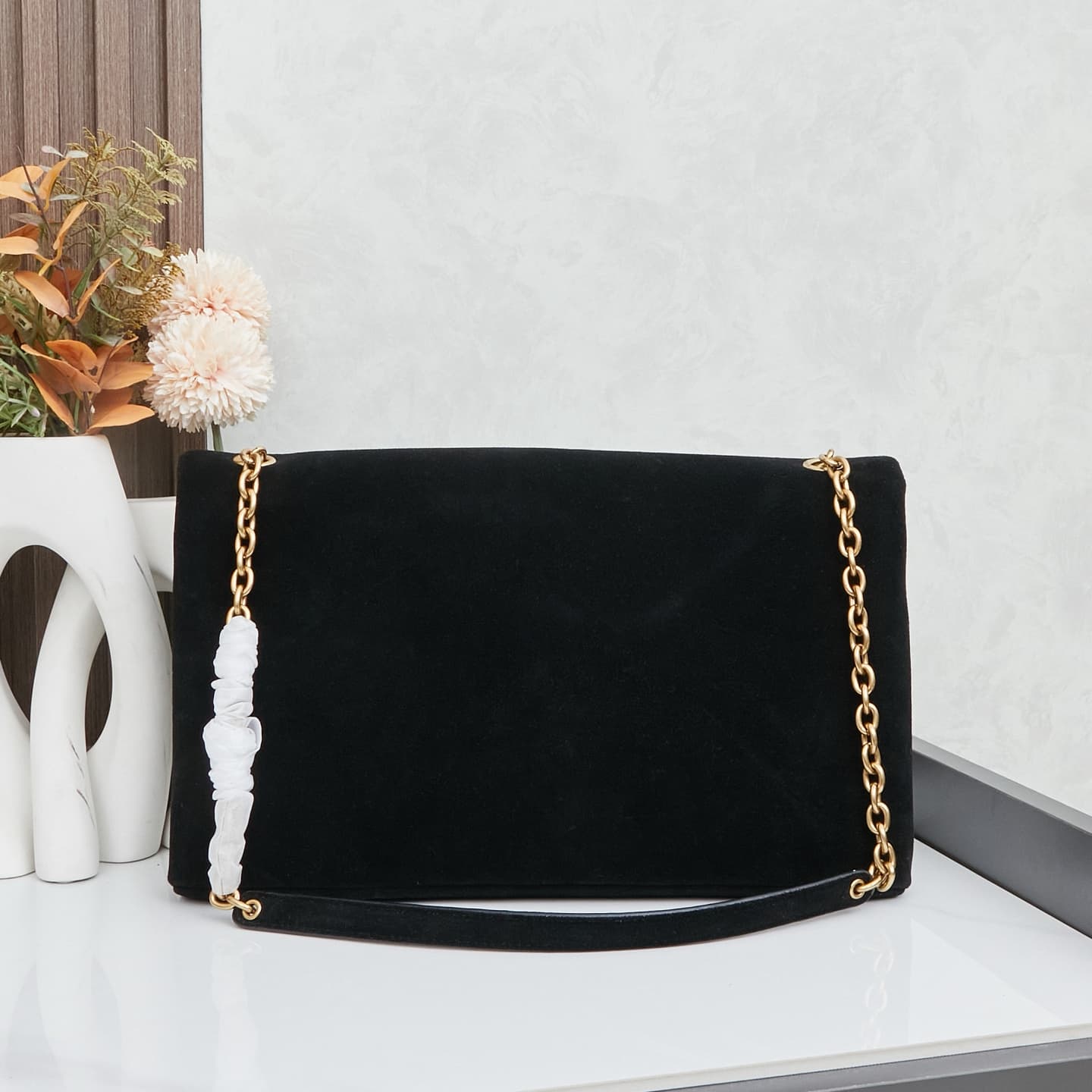 Saint Laurent Gold Pouch