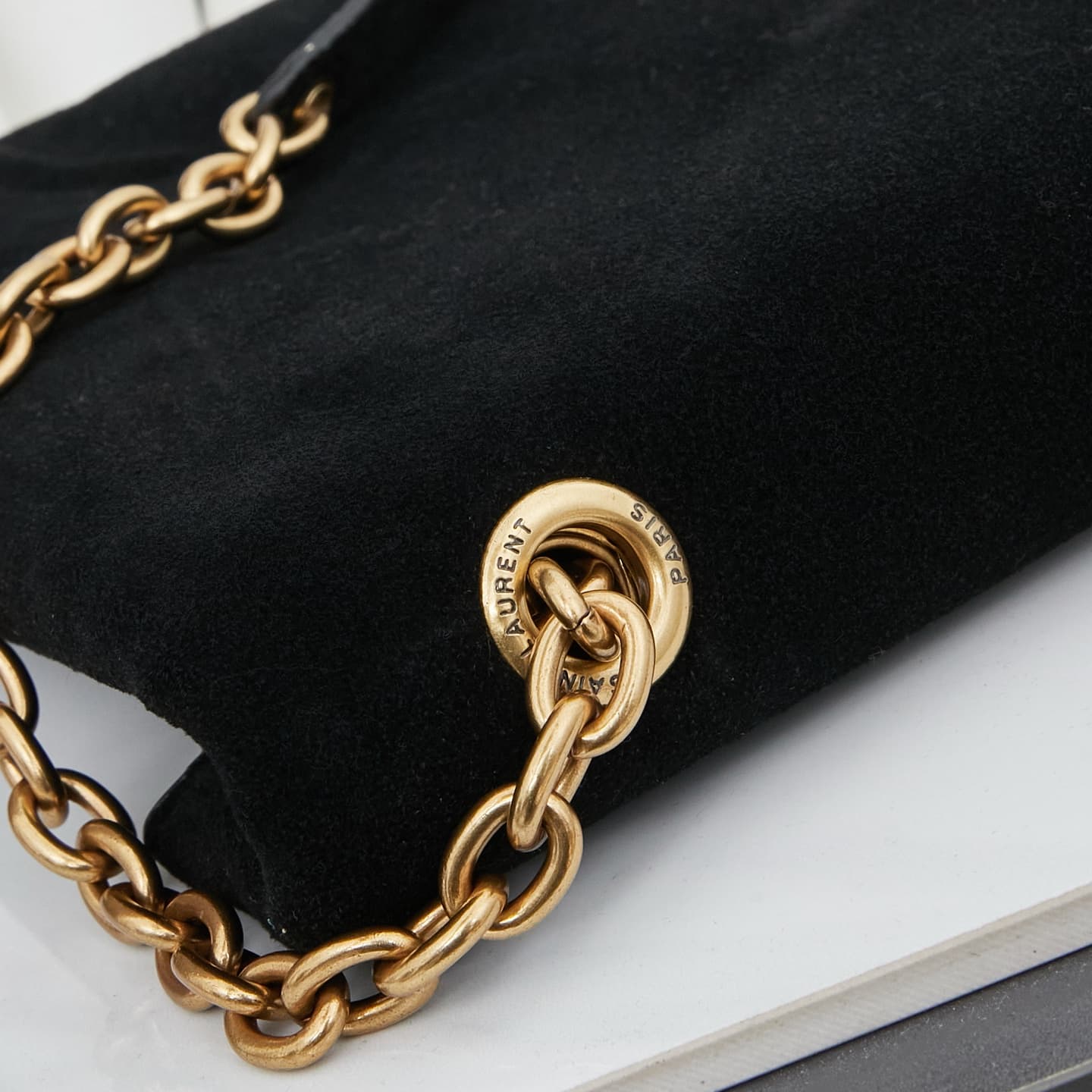 Saint Laurent Gold Pouch