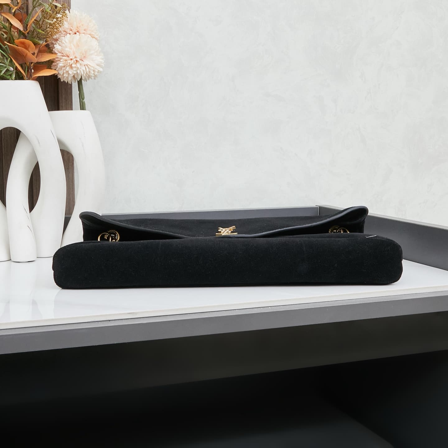 Saint Laurent Gold Pouch
