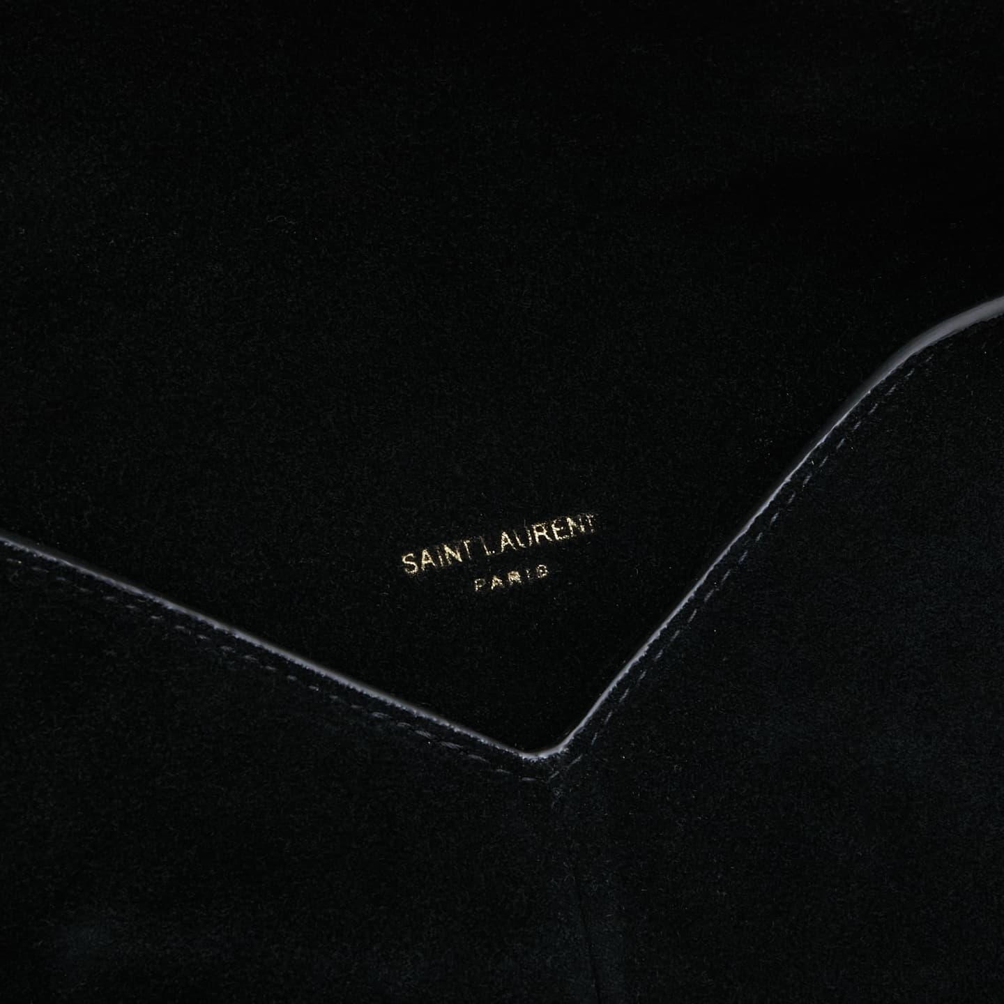 Saint Laurent Gold Pouch