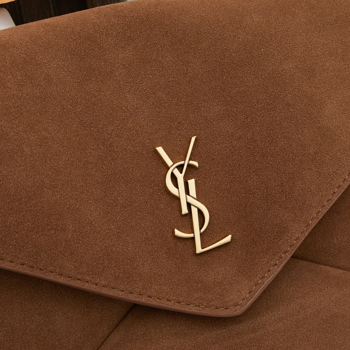 Saint Laurent Gold Pouch