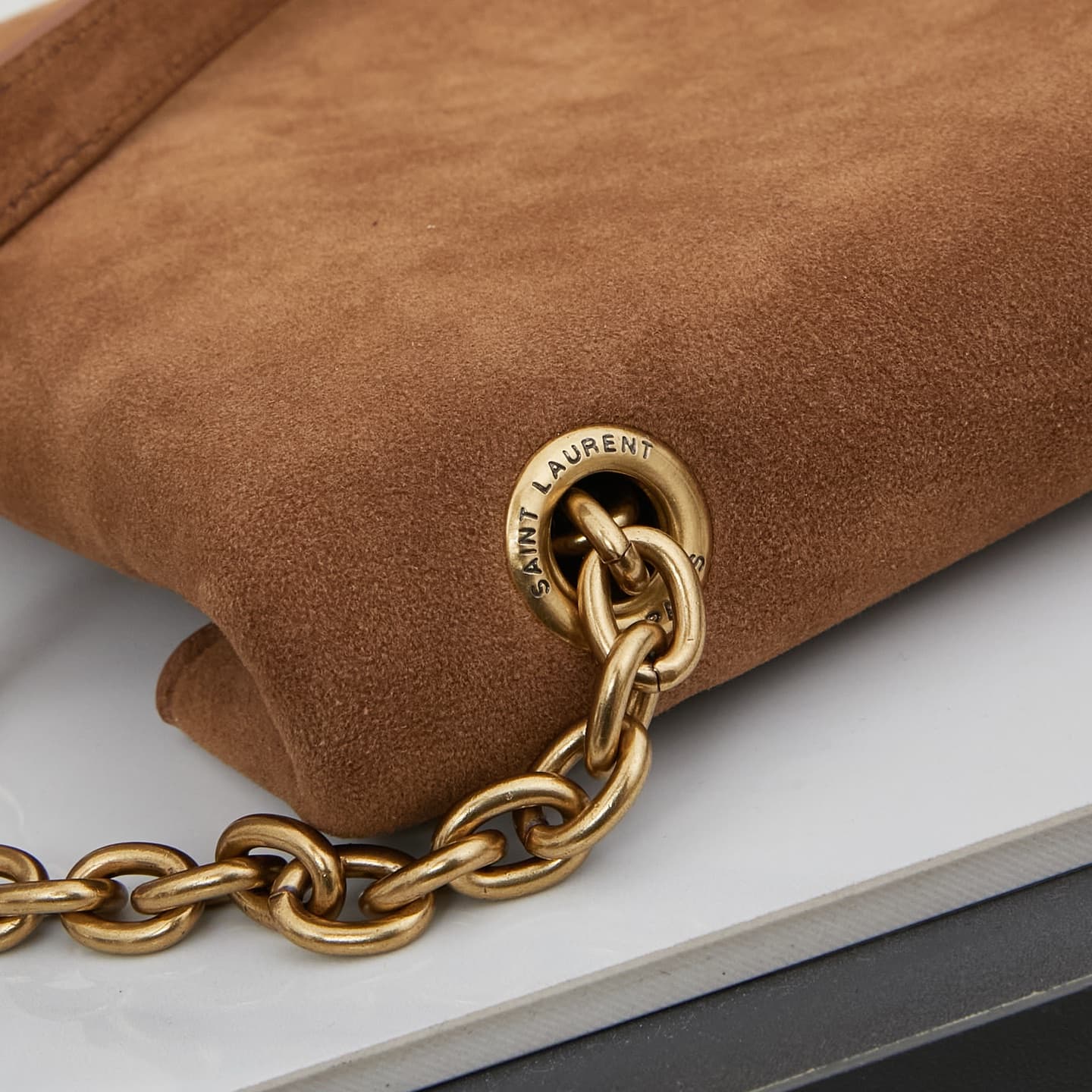 Saint Laurent Gold Pouch
