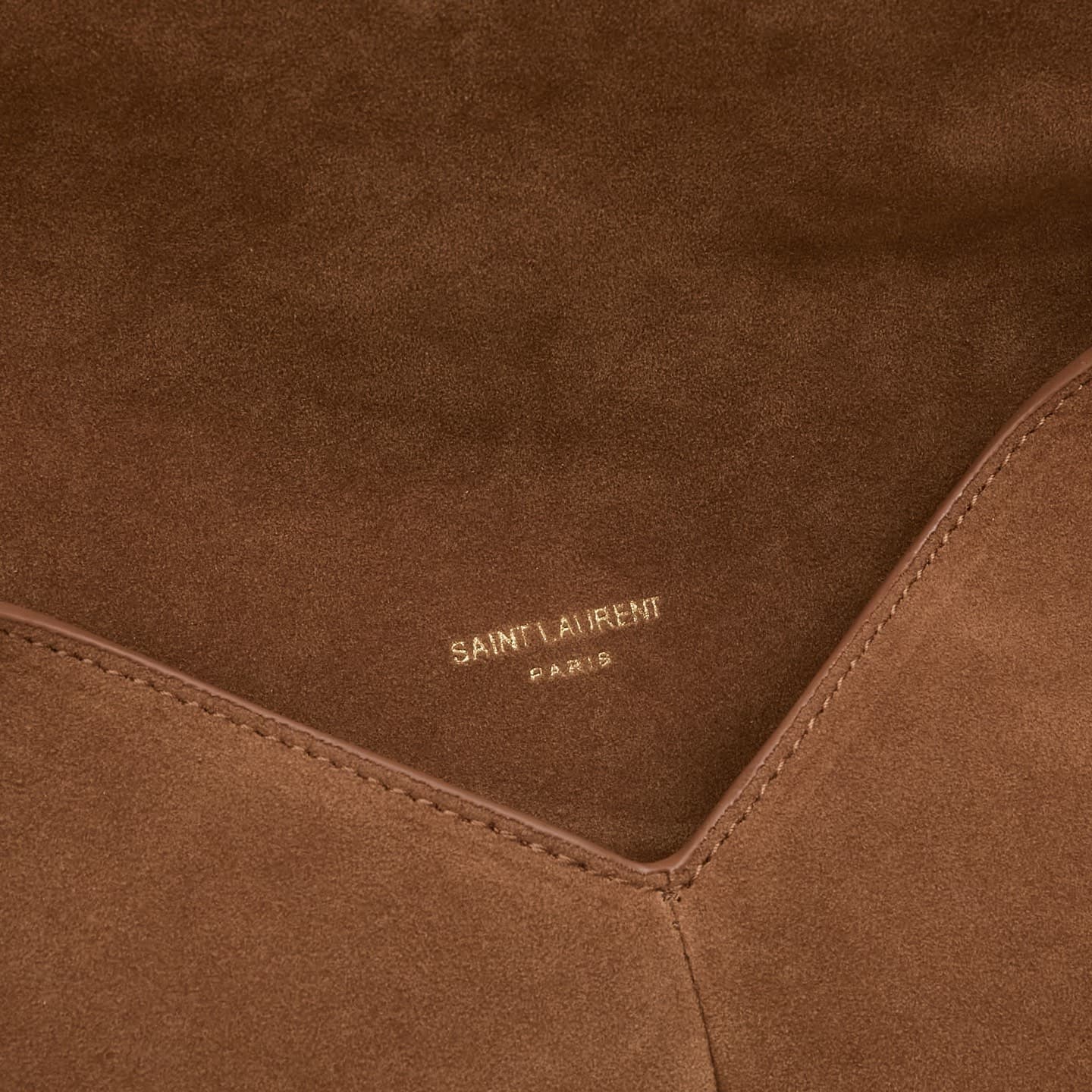 Saint Laurent Gold Pouch