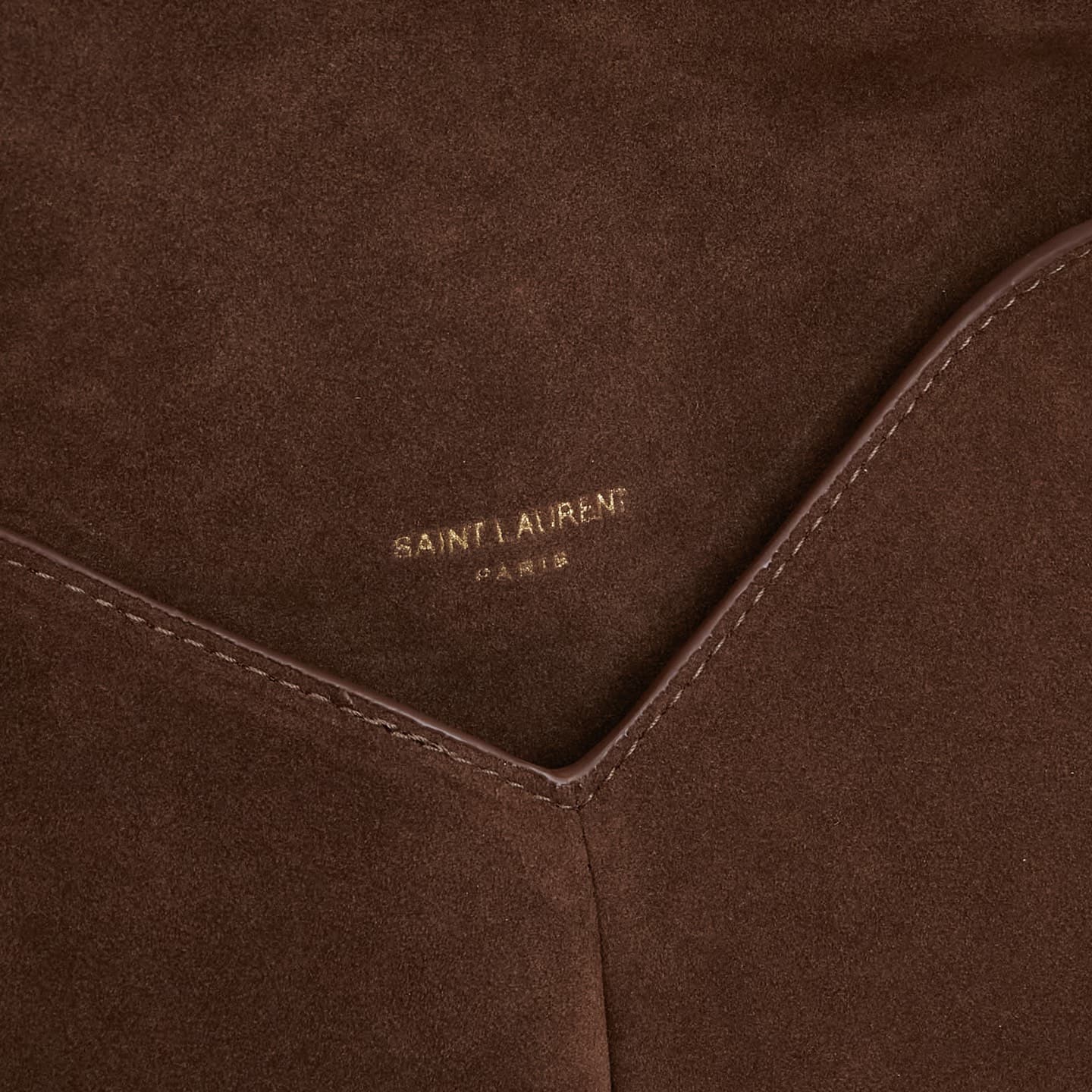 Saint Laurent Gold Pouch