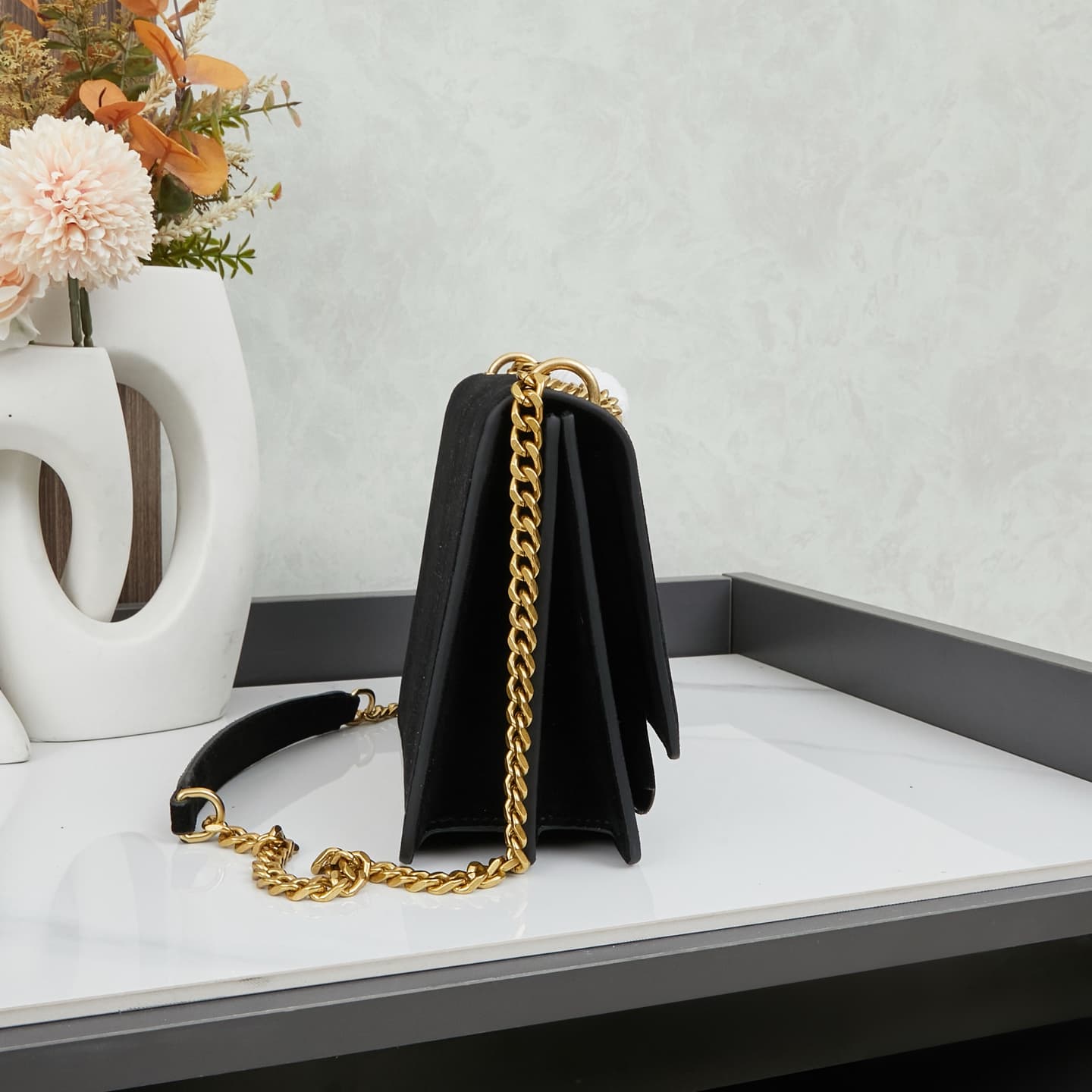 Saint Laurent Black Crossbody Bag 6038