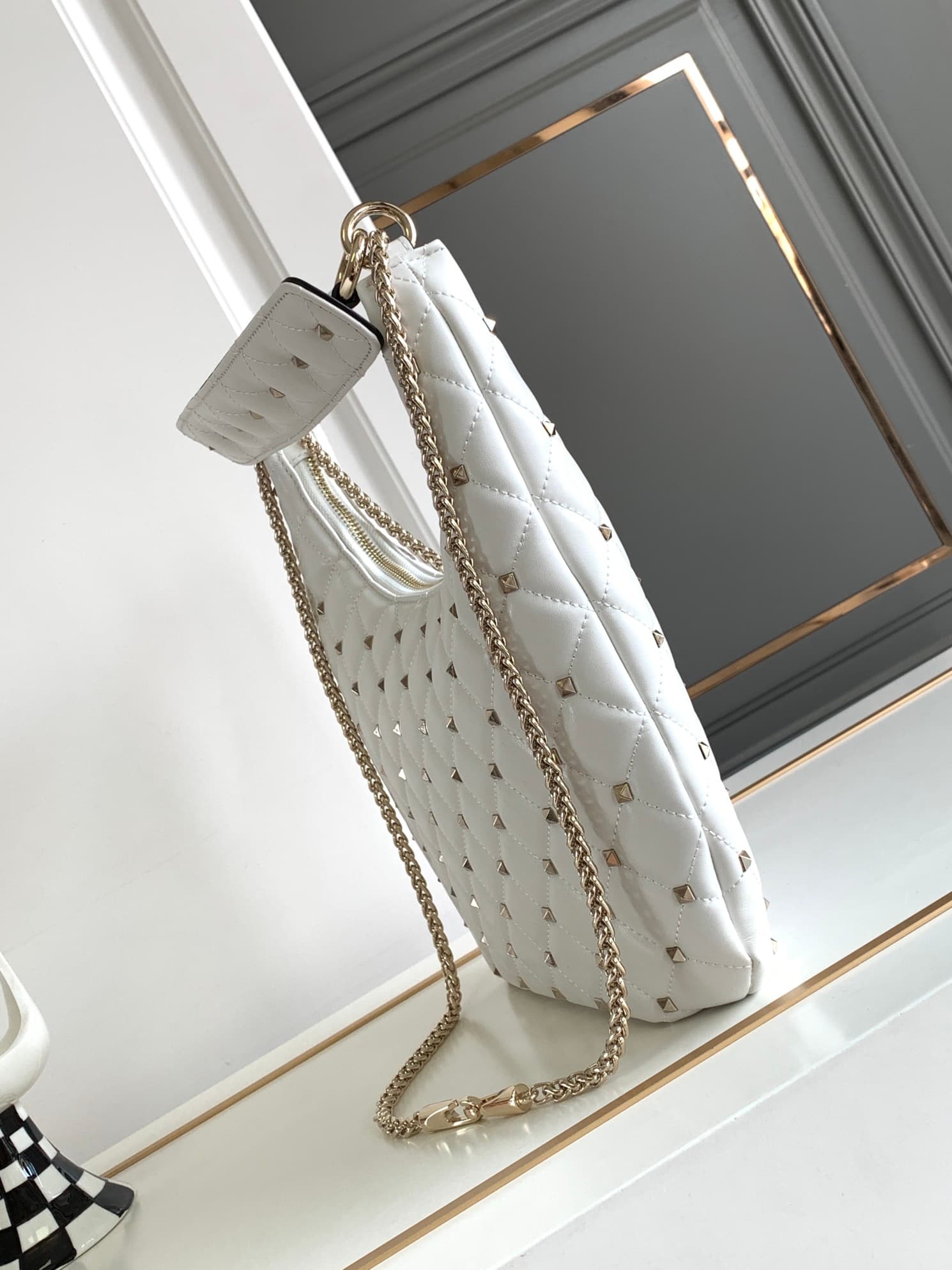 Valentino Gold Crossbody Bag 9873