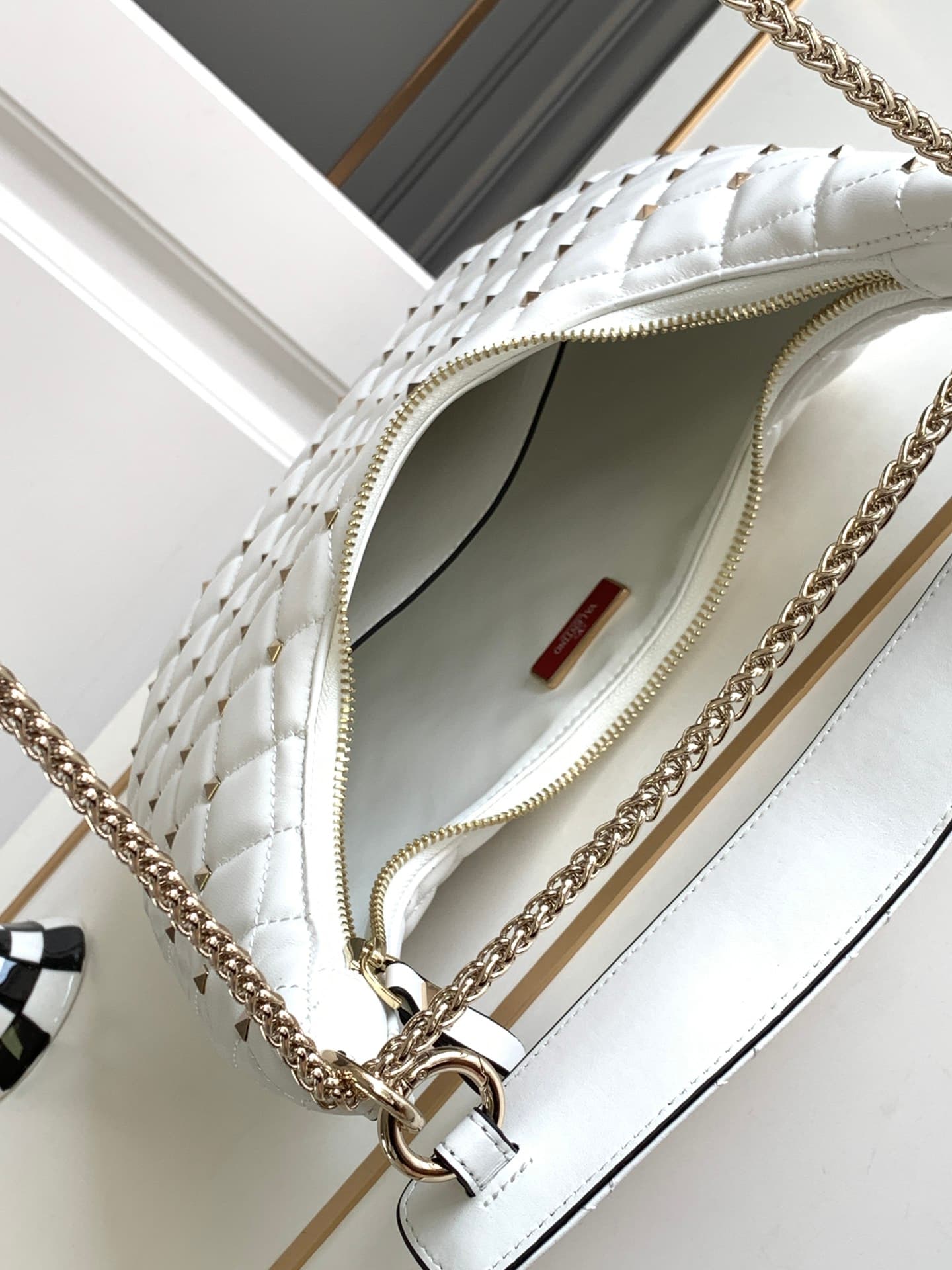 Valentino Gold Crossbody Bag 9873