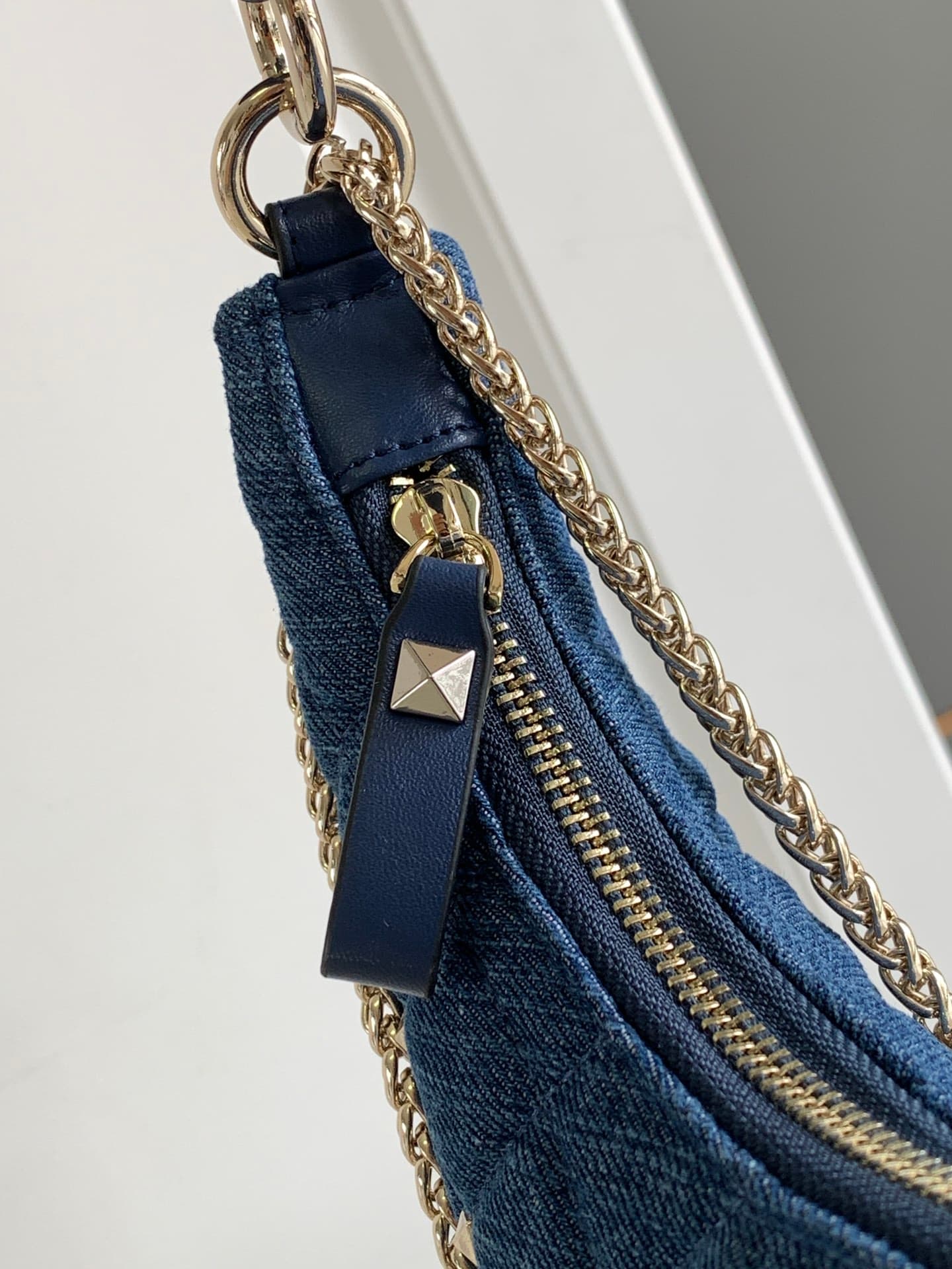 Valentino Gold Crossbody Bag 9873