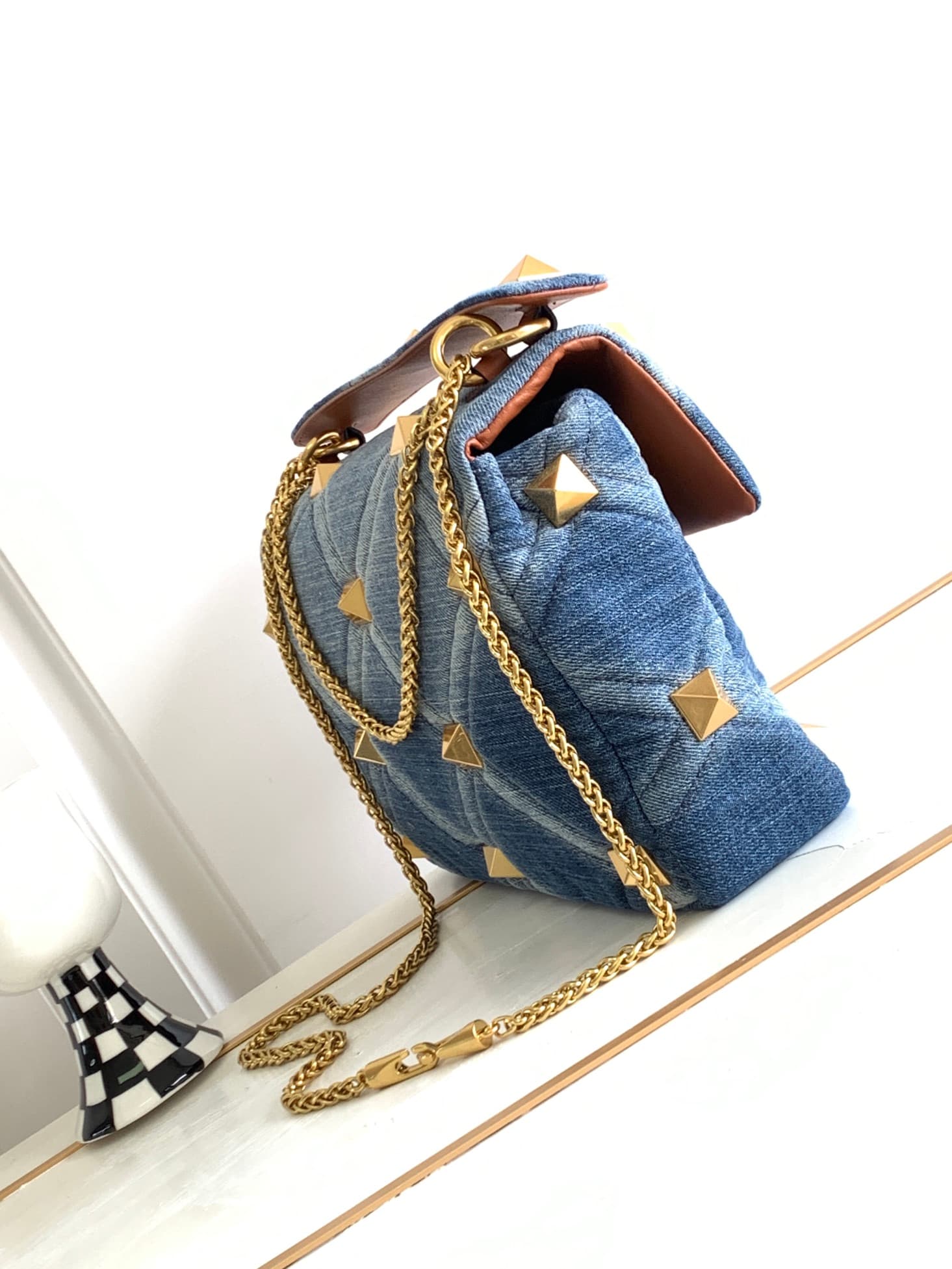 Valentino Yellow Medium Backpack 9828