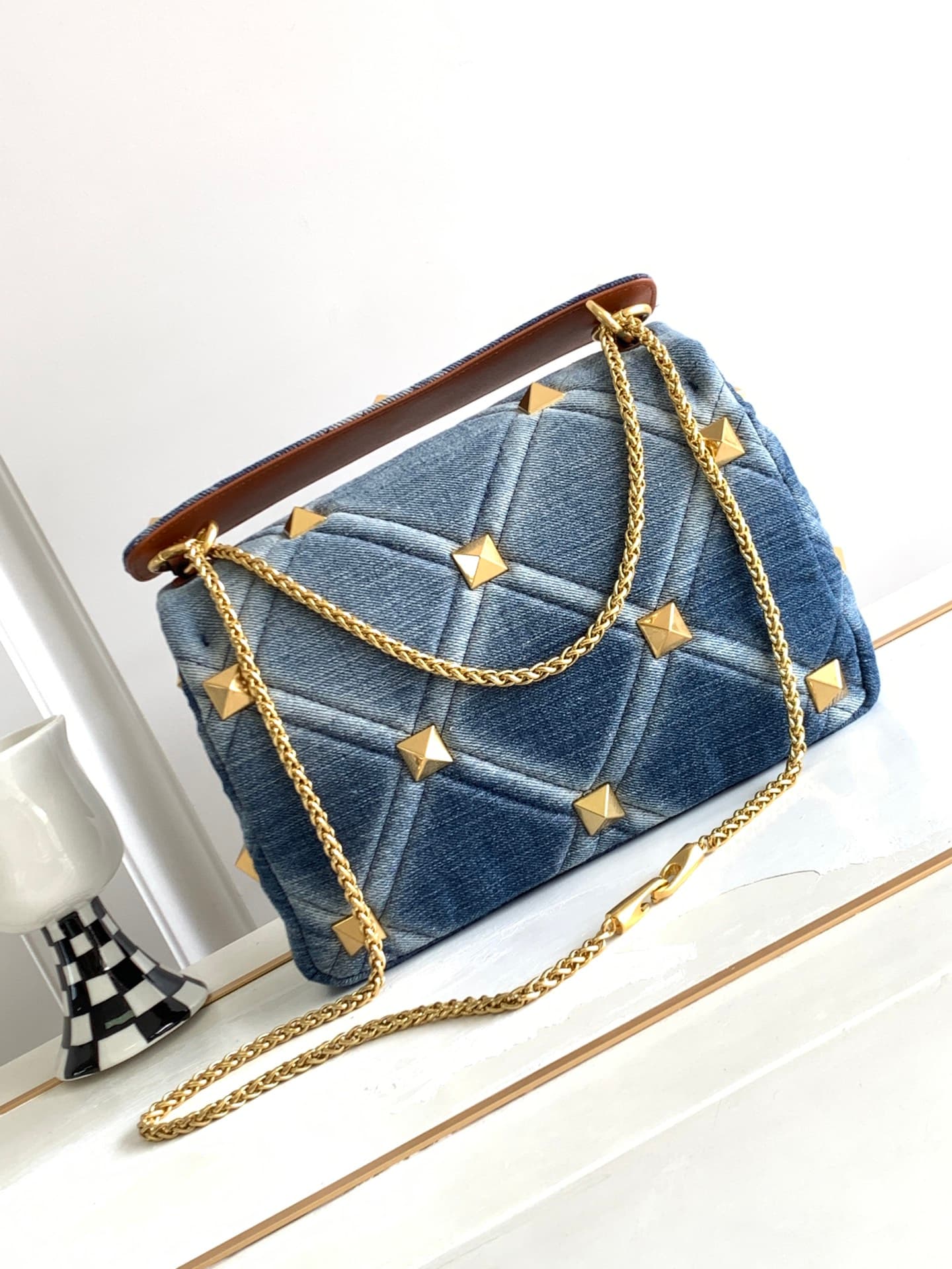 Valentino Yellow Medium Backpack 9828