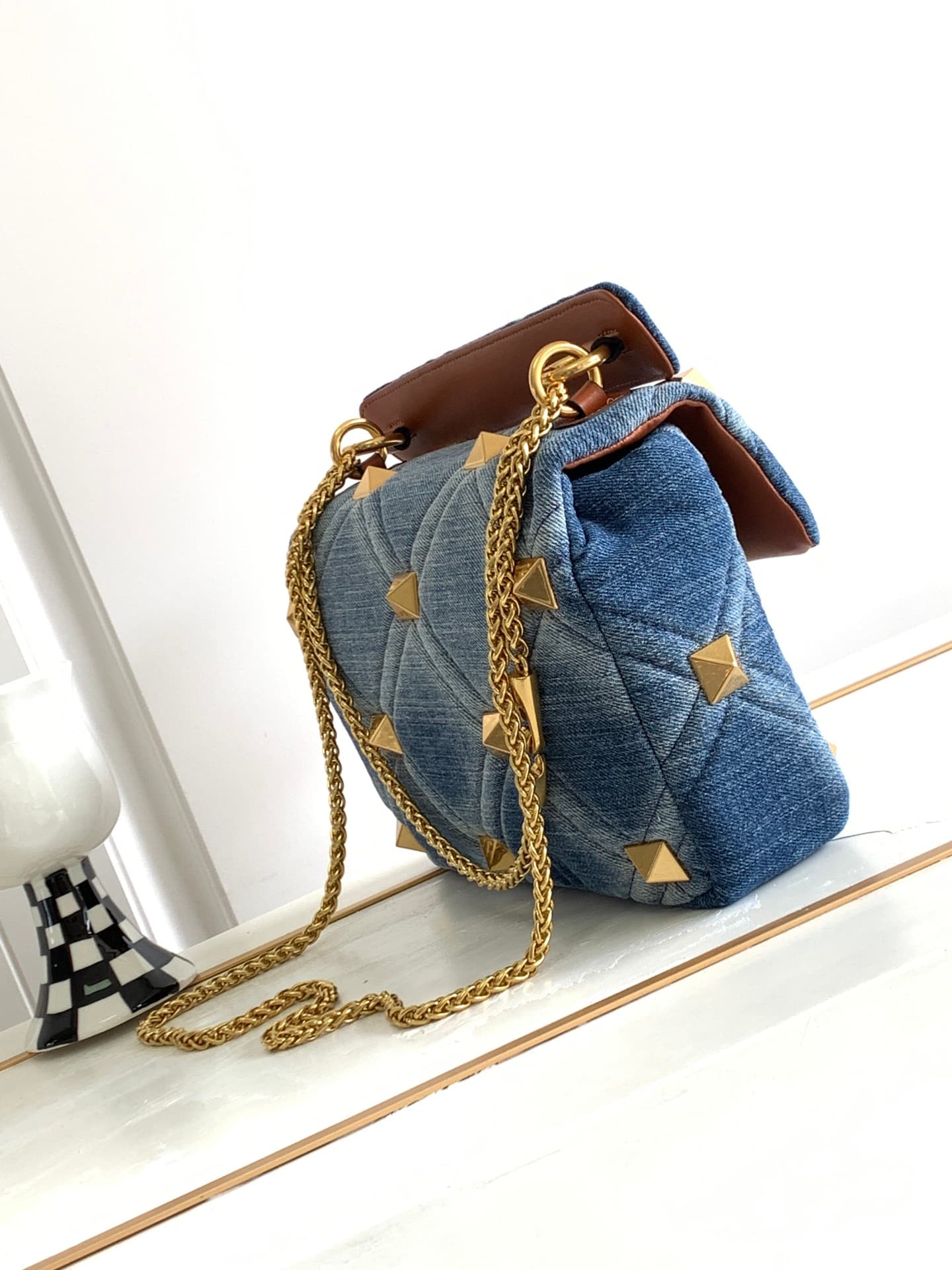 Valentino Yellow Medium Backpack 9829