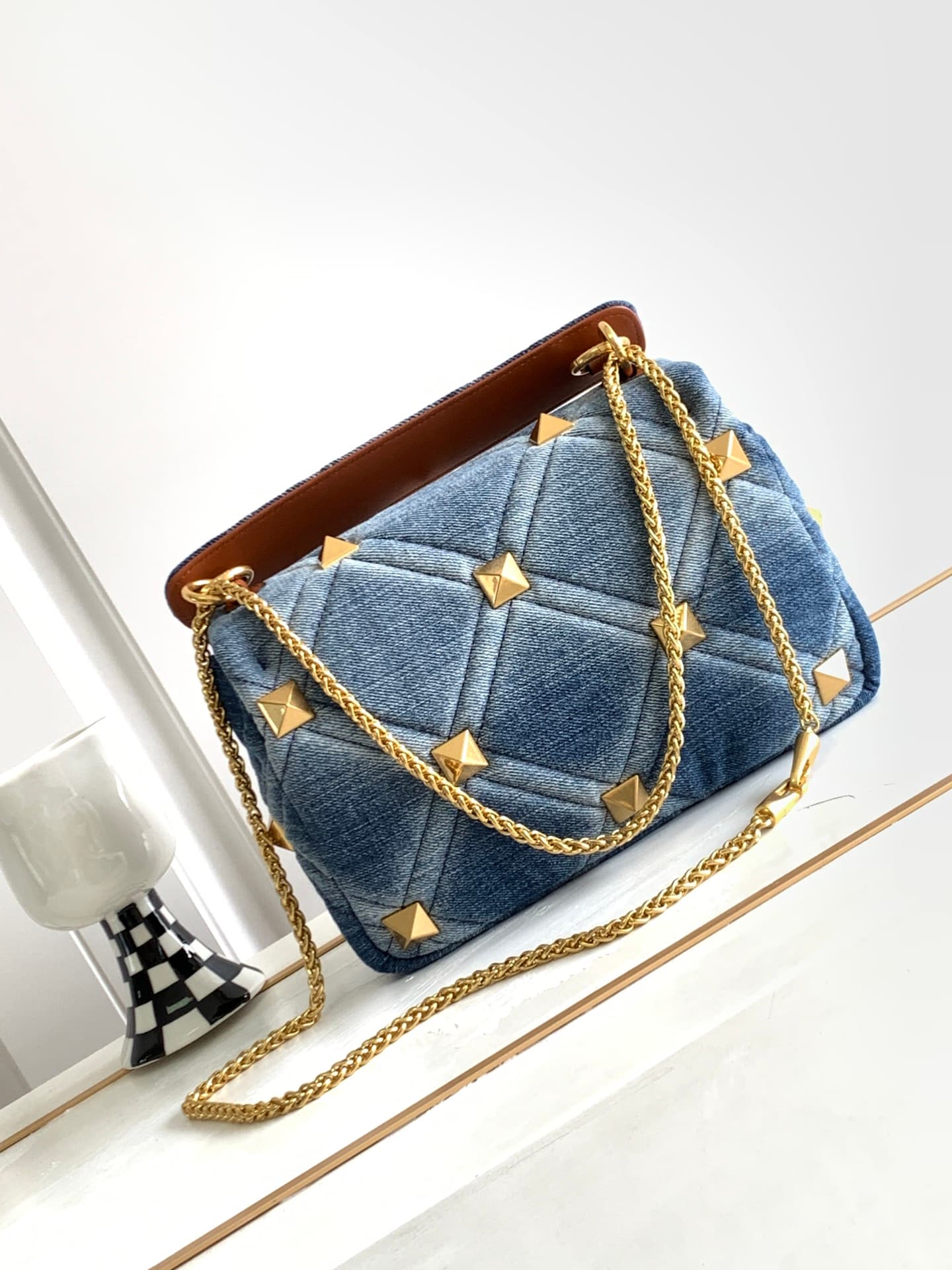 Valentino Yellow Medium Backpack 9829