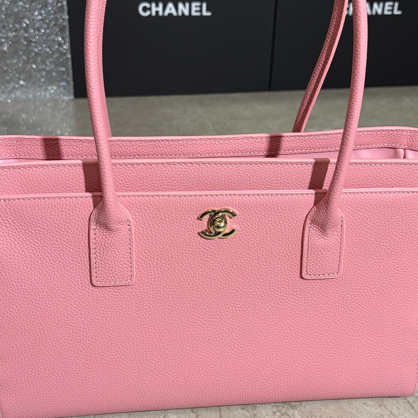 Chanel Green Tote Bag 7077