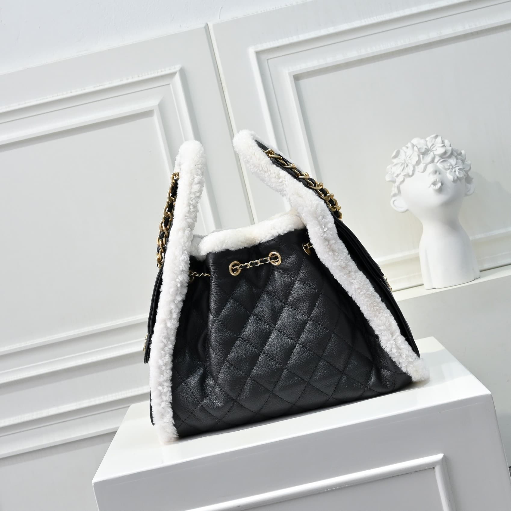 Chanel Gold Large Shoulder Bag 1251