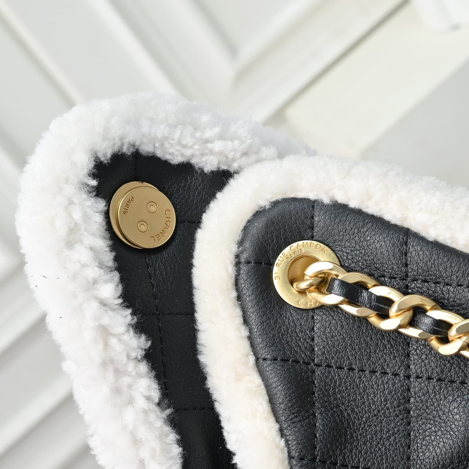 Chanel Gold Large Shoulder Bag 1251