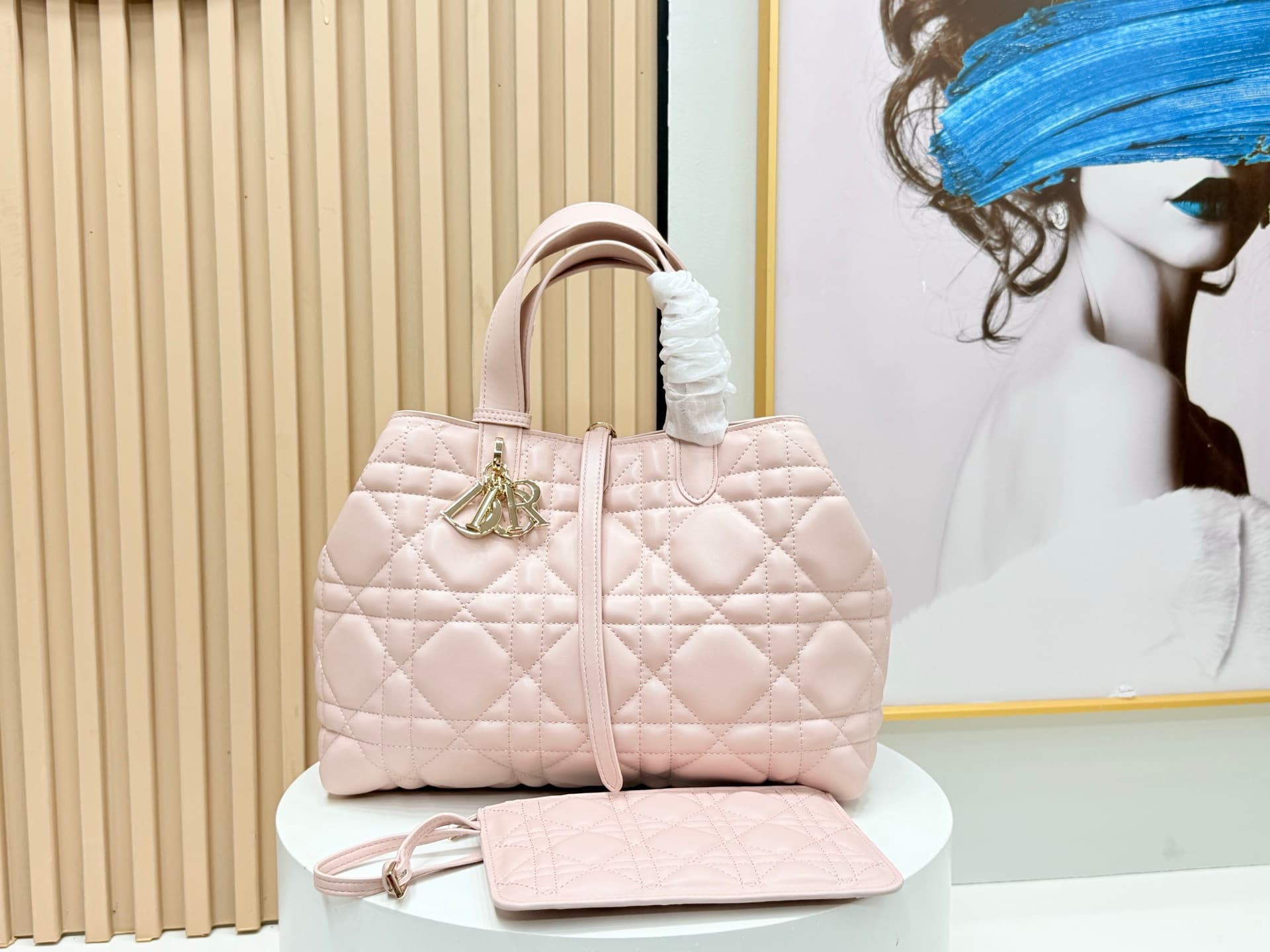 Dior Pink Medium Tote Bag 9936