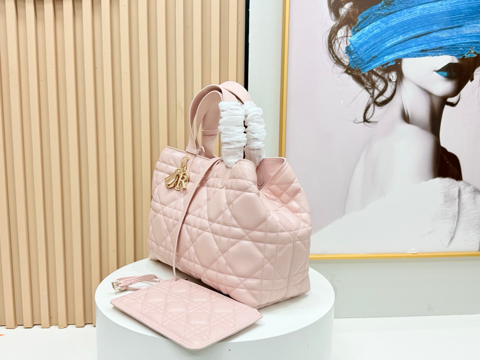 Dior Pink Medium Tote Bag 9936