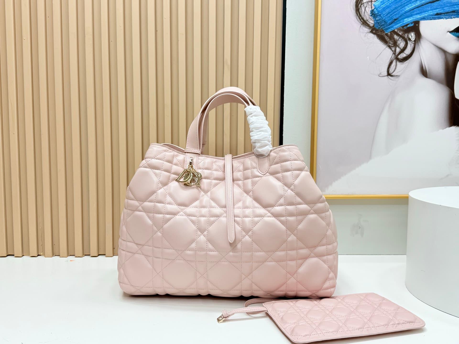 Dior Pink Large Tote Bag 9936