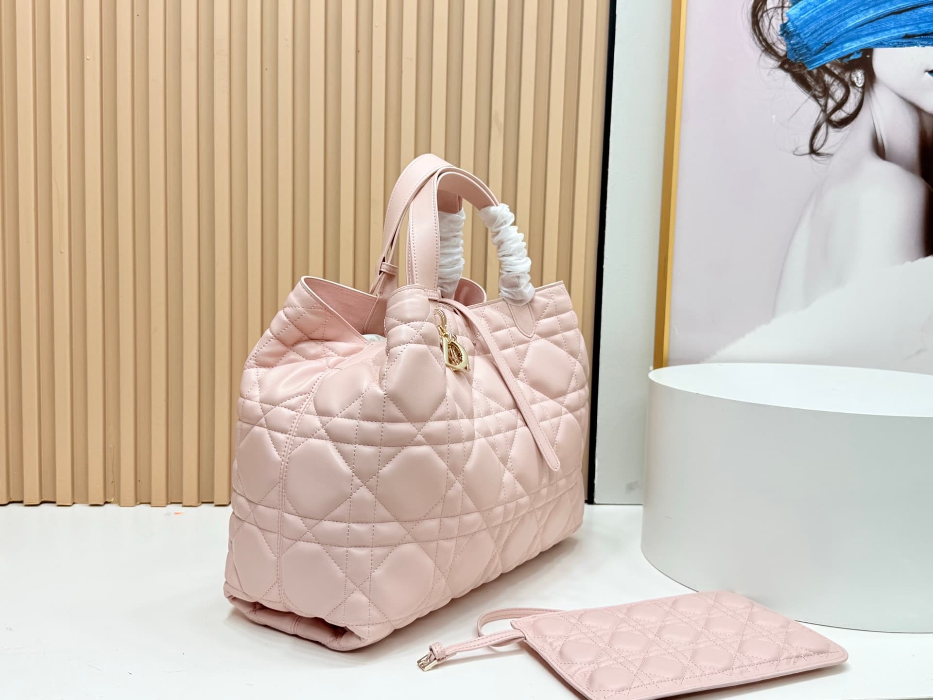 Dior Pink Large Tote Bag 9936
