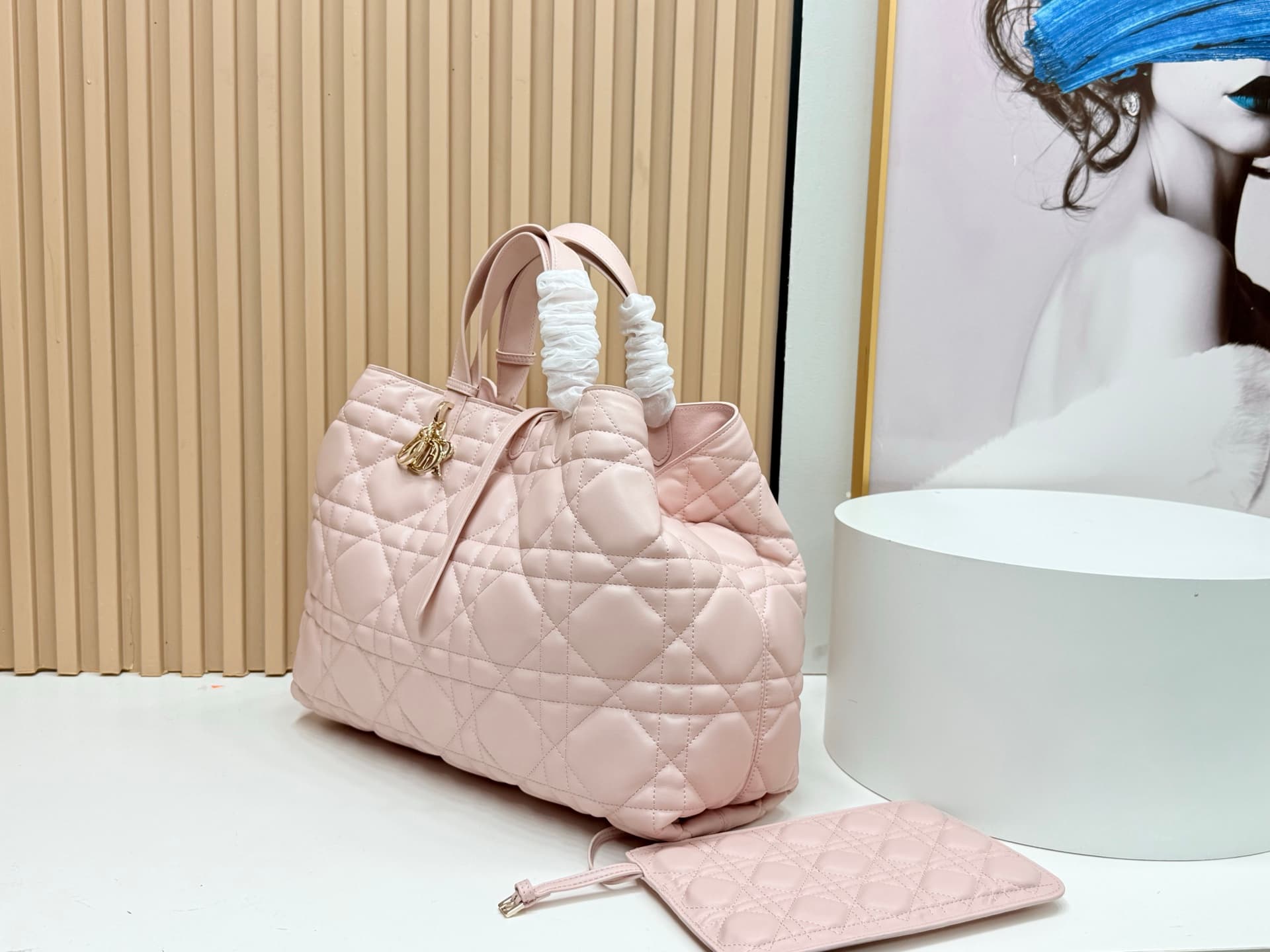 Dior Pink Large Tote Bag 9936