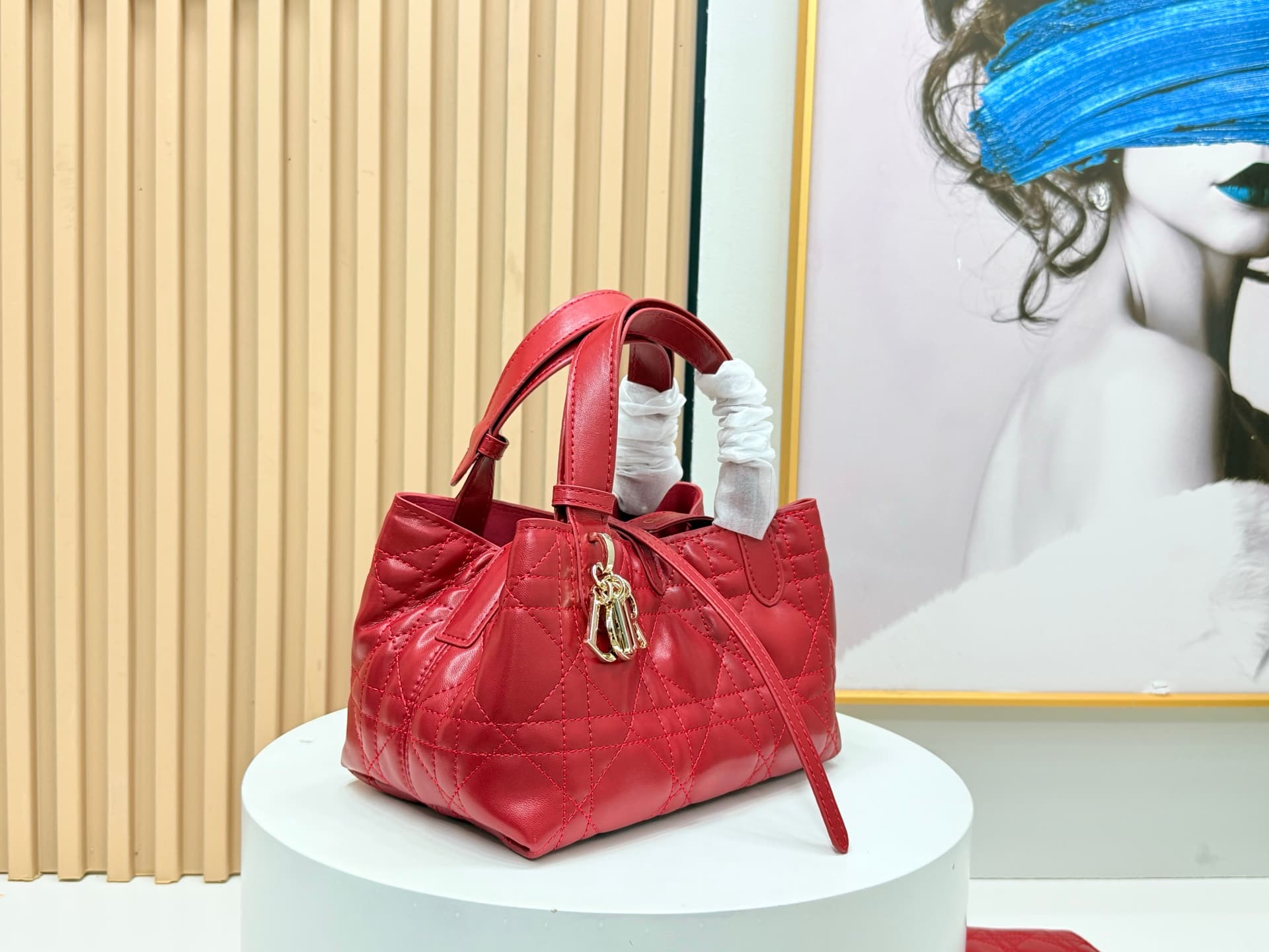 Dior Red Small Tote Bag 9936