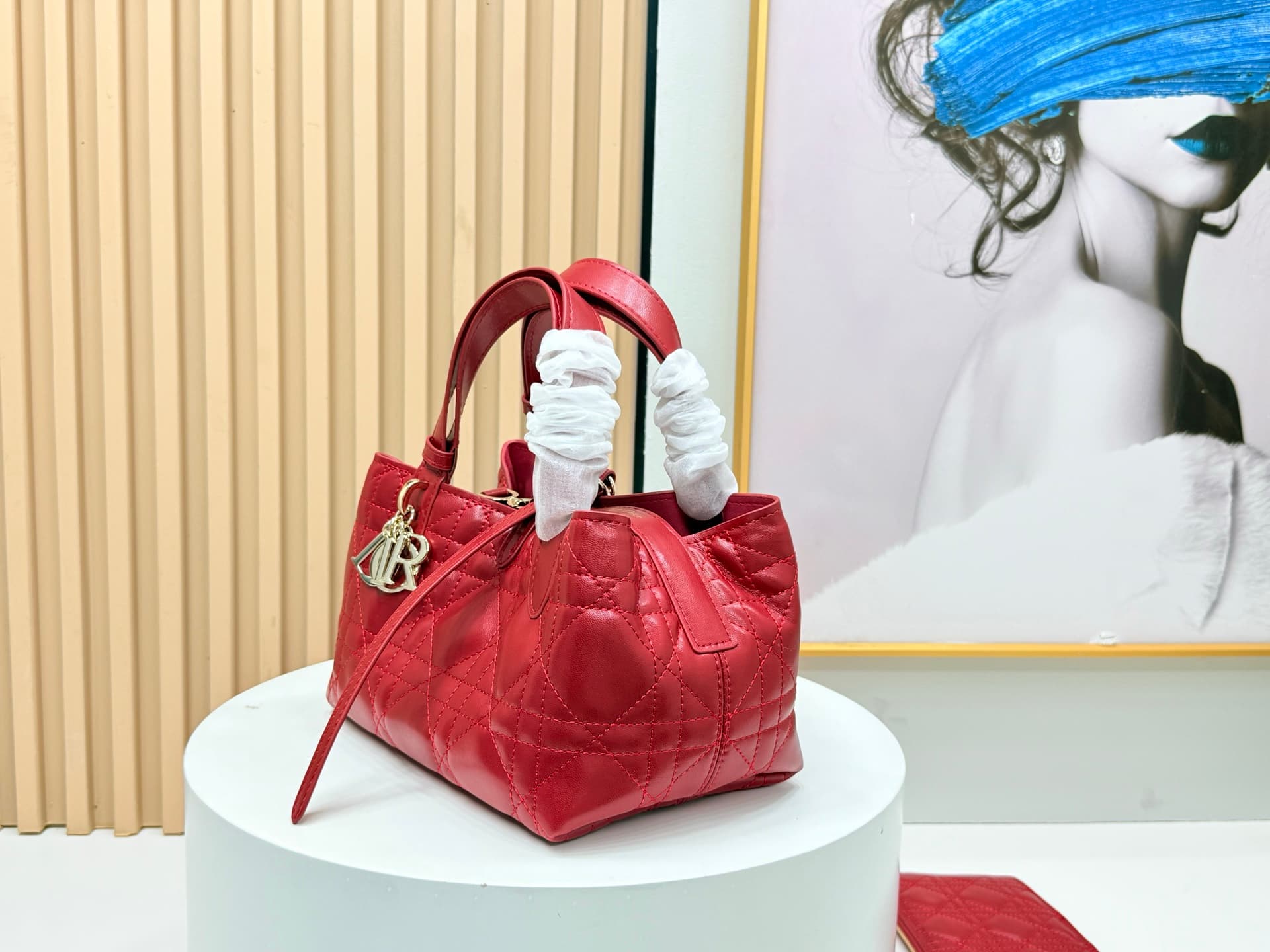 Dior Red Small Tote Bag 9936