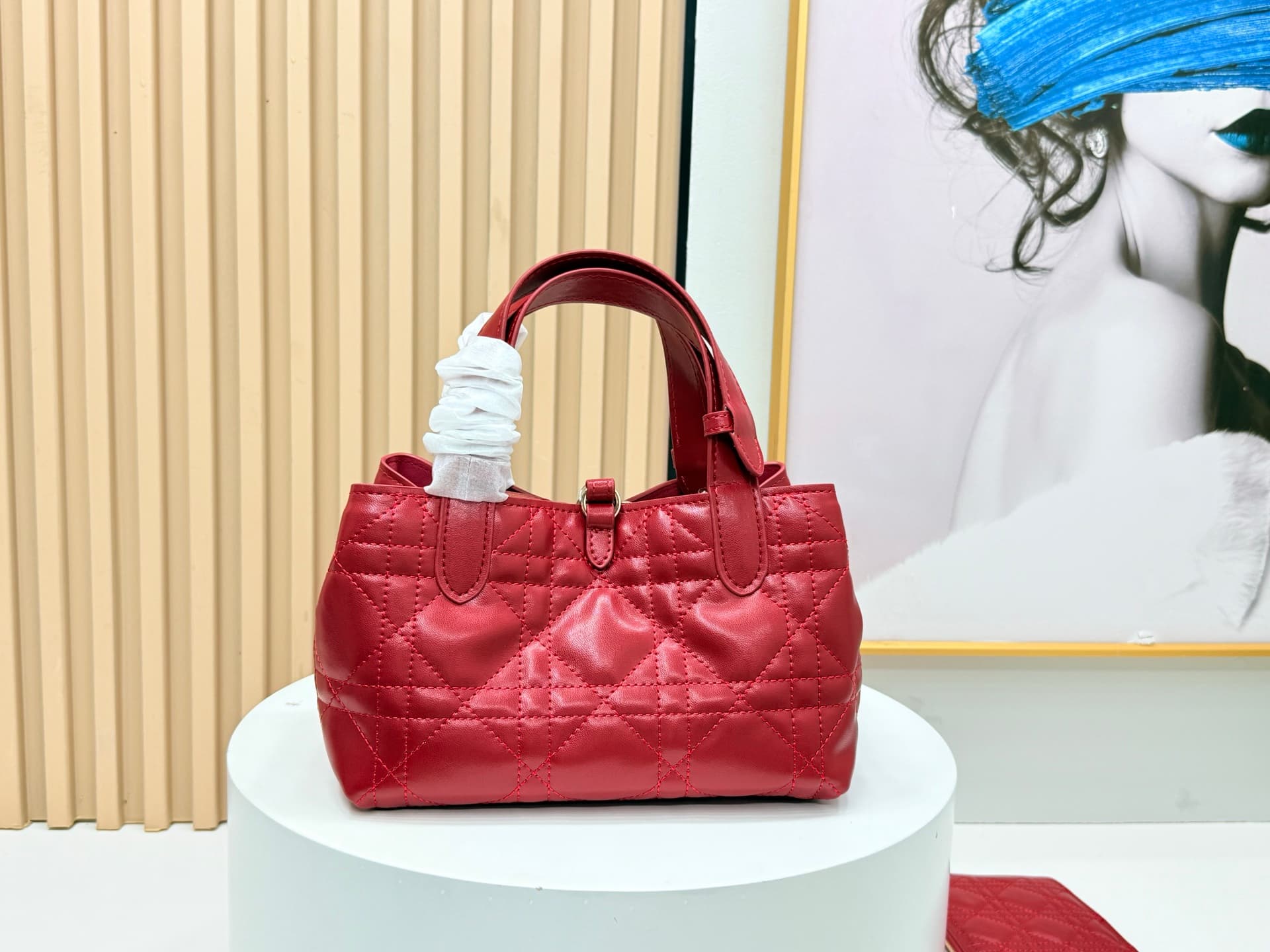 Dior Red Small Tote Bag 9936