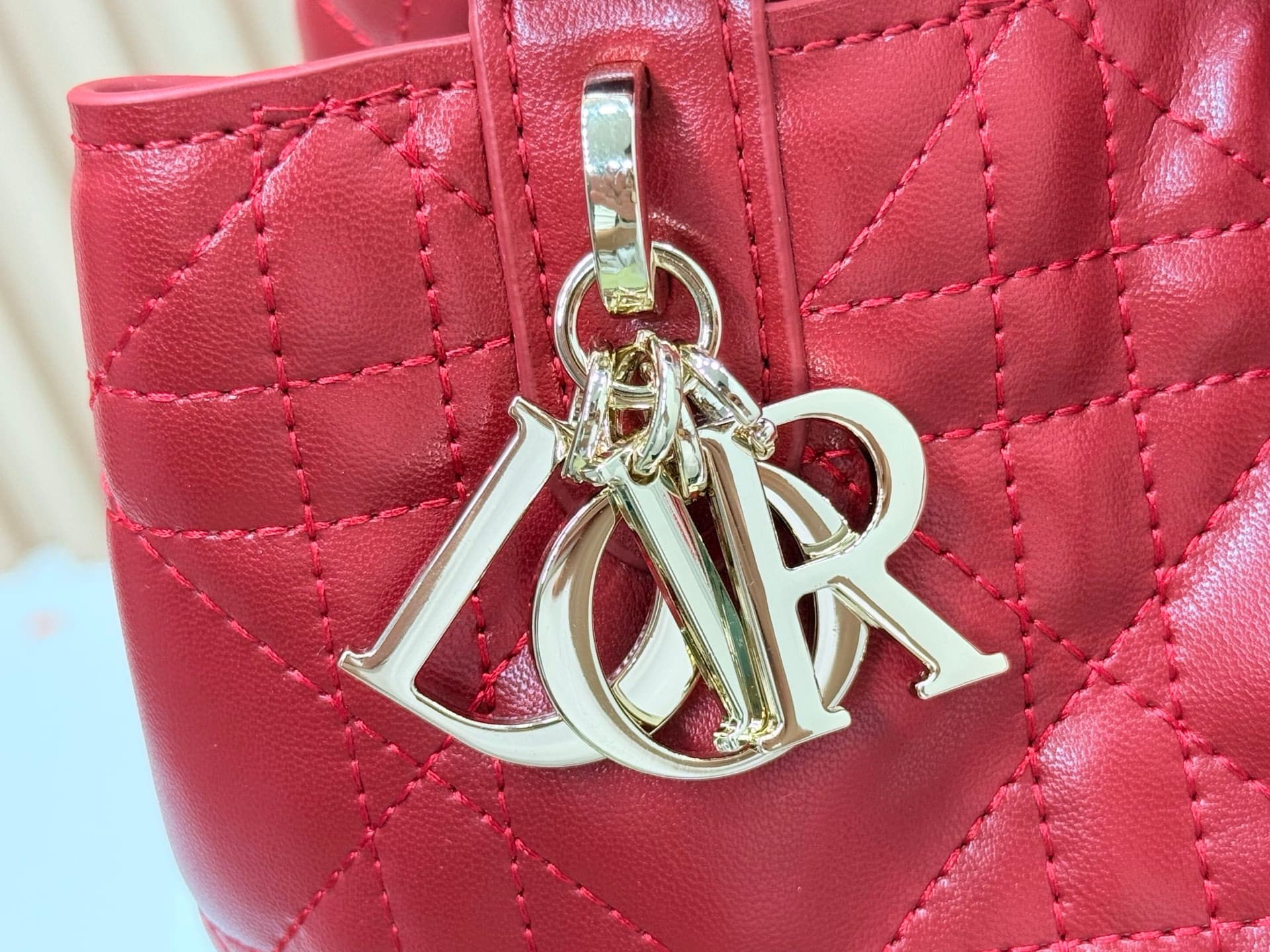 Dior Red Small Tote Bag 9936