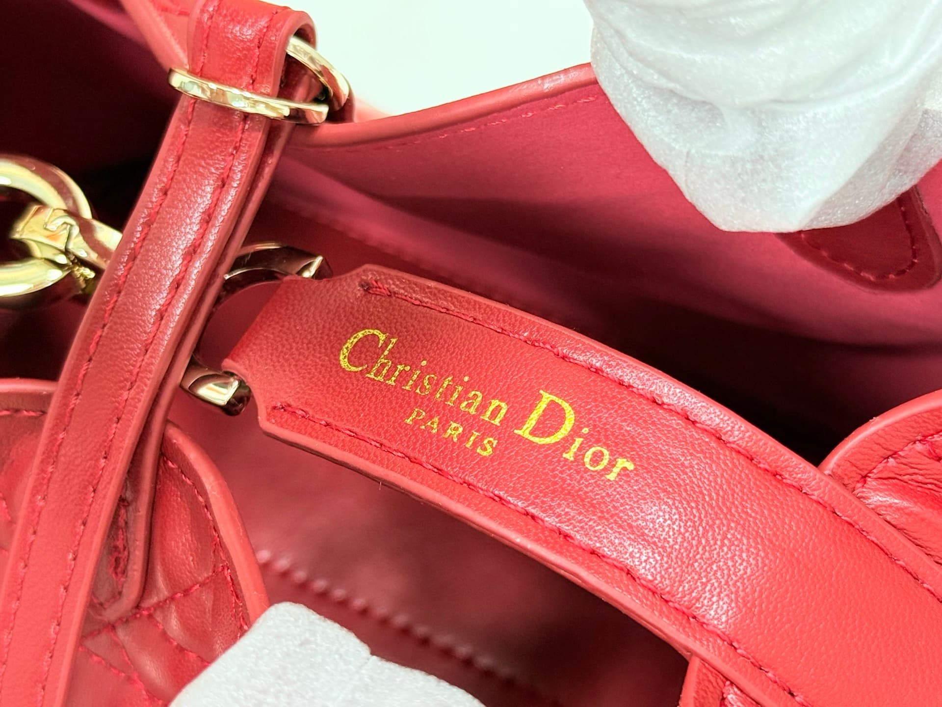 Dior Red Small Tote Bag 9936