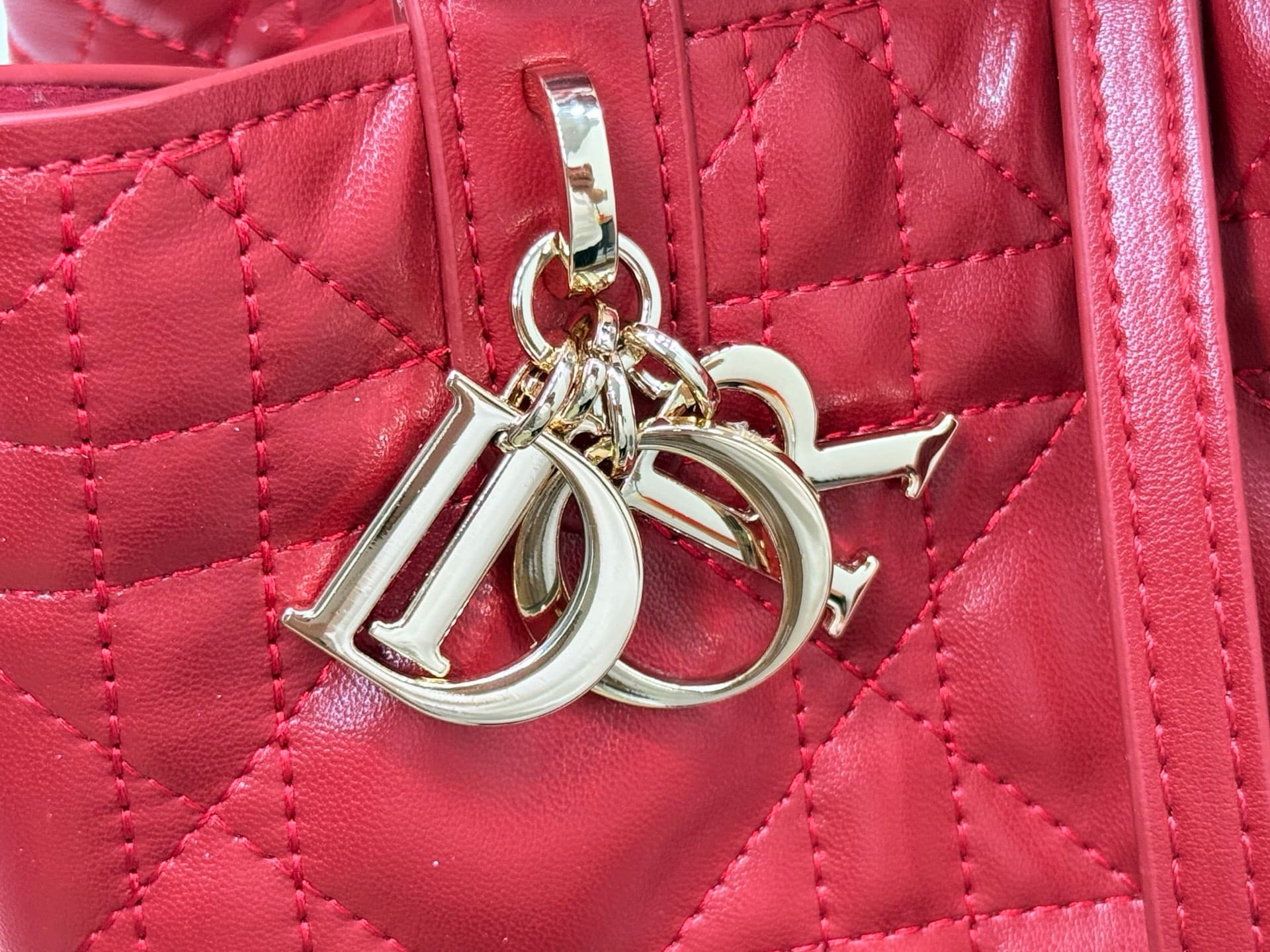 Dior Red Medium Tote Bag 9936