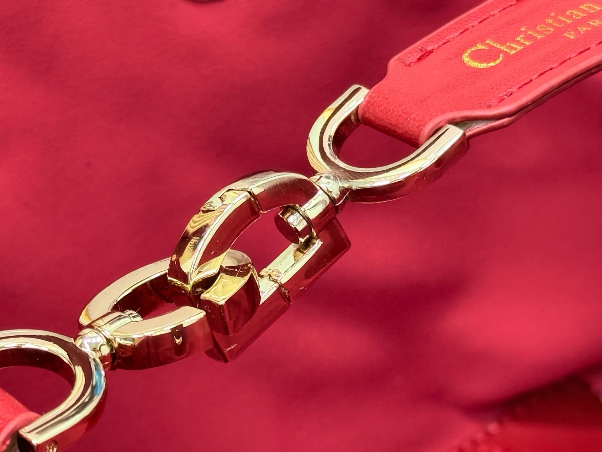 Dior Red Medium Tote Bag 9936