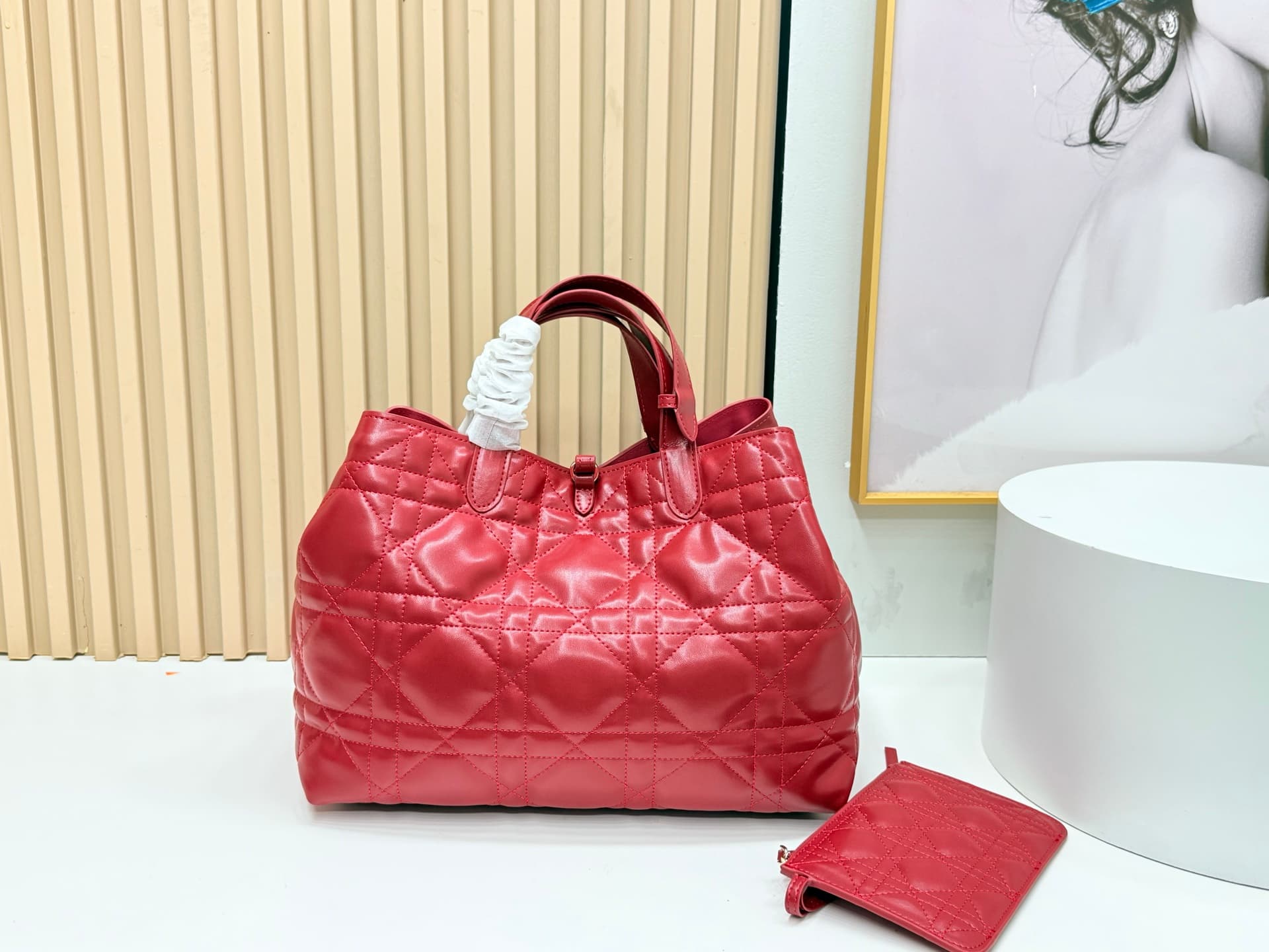 Dior Red Large Tote Bag 9936
