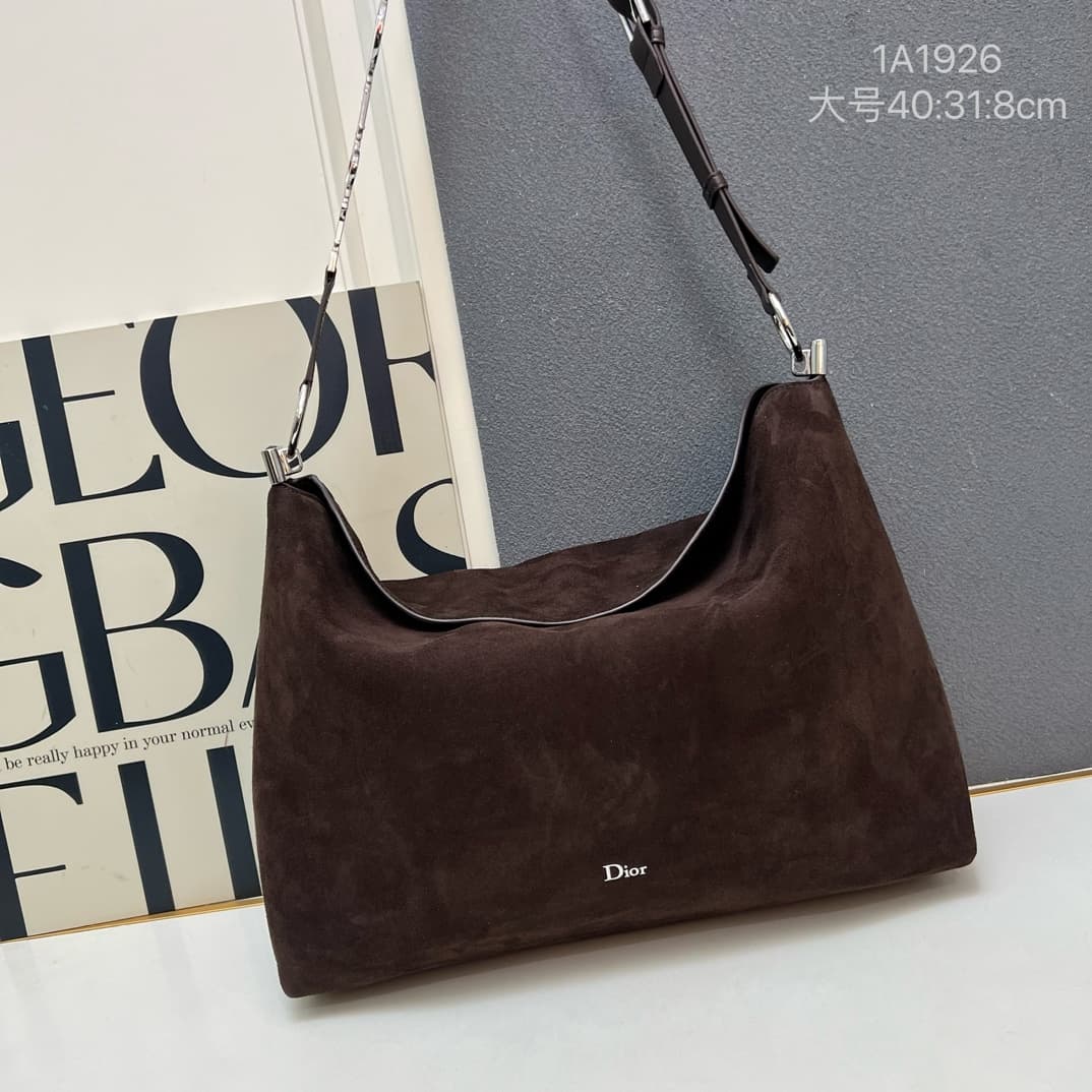Dior Brown Large Backpack