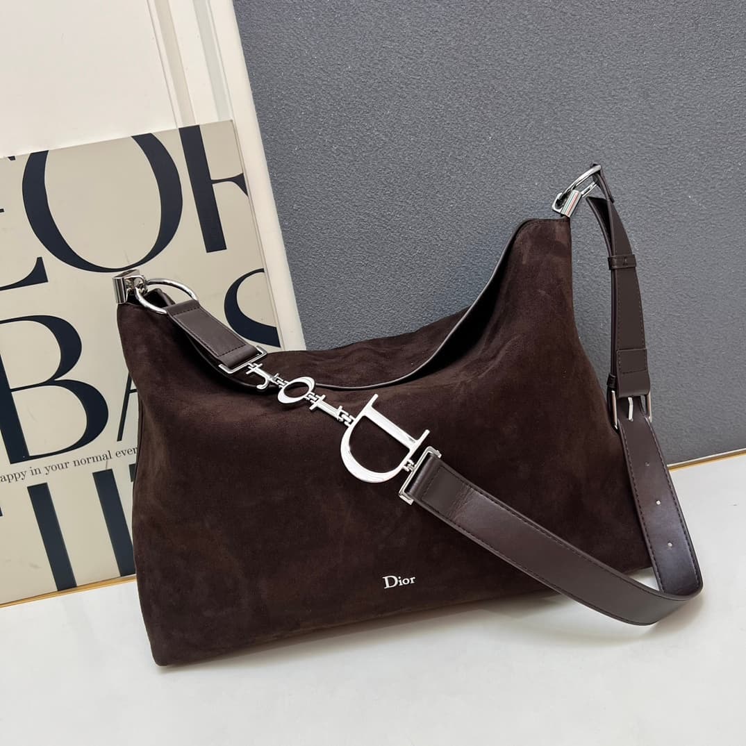 Dior Brown Large Backpack