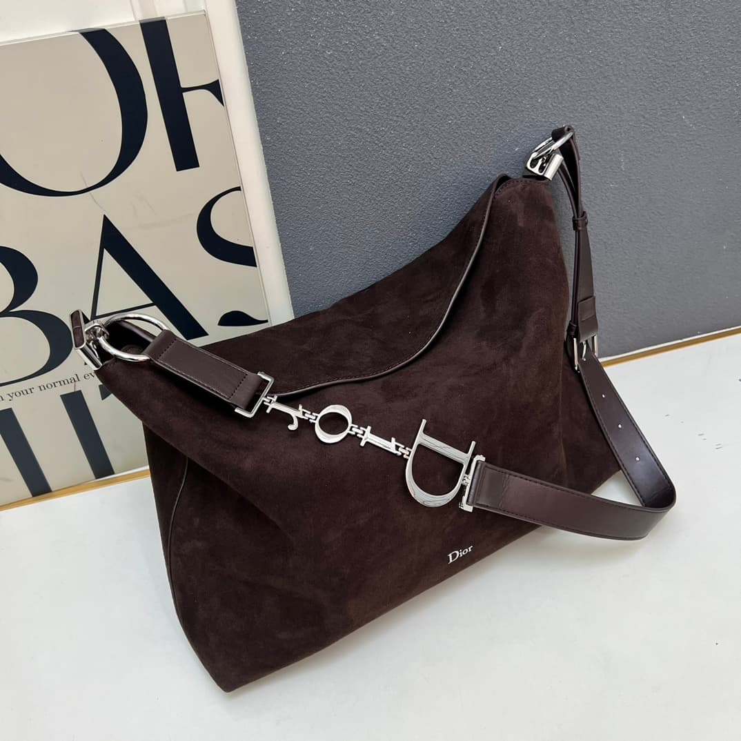 Dior Brown Large Backpack