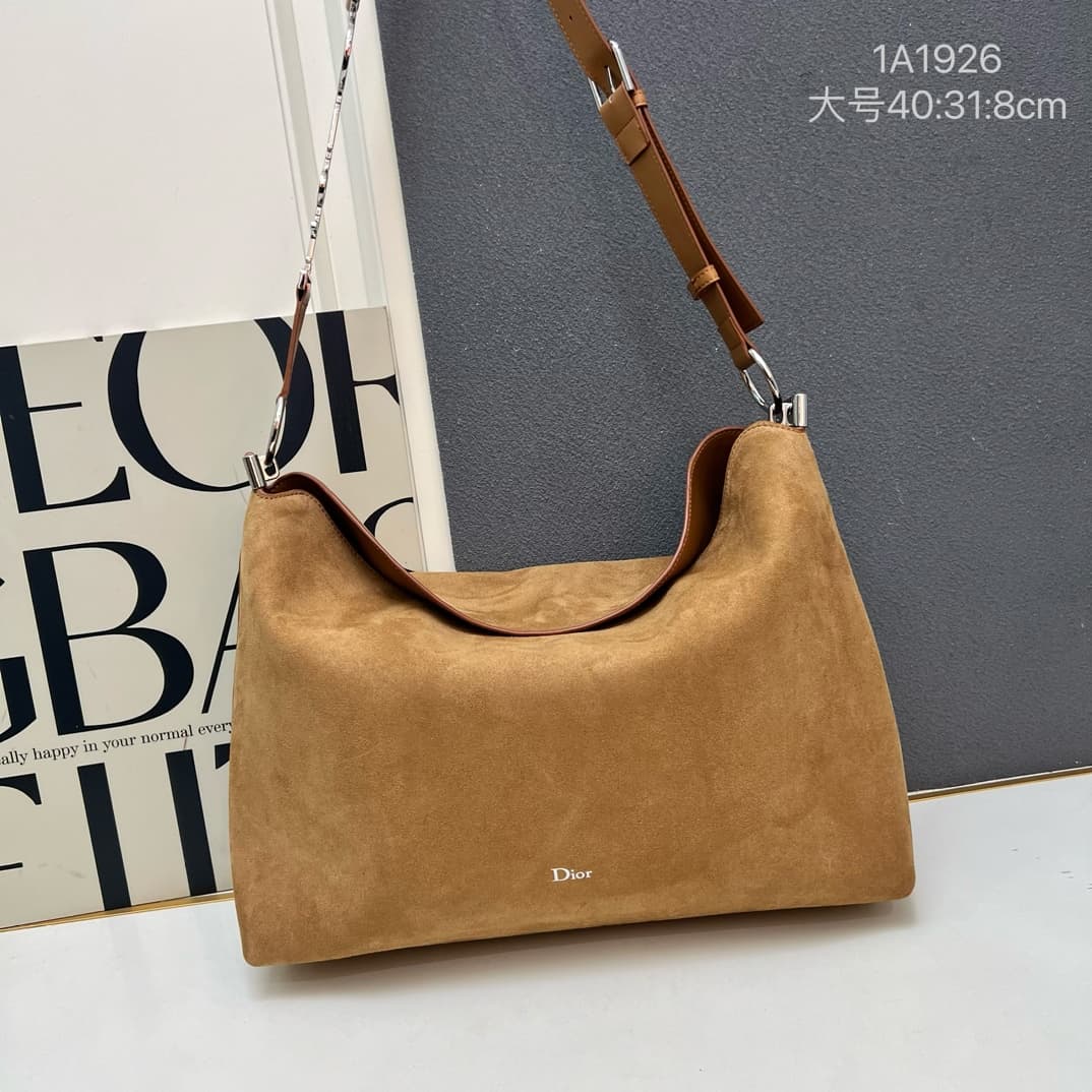 Dior Brown Large Backpack
