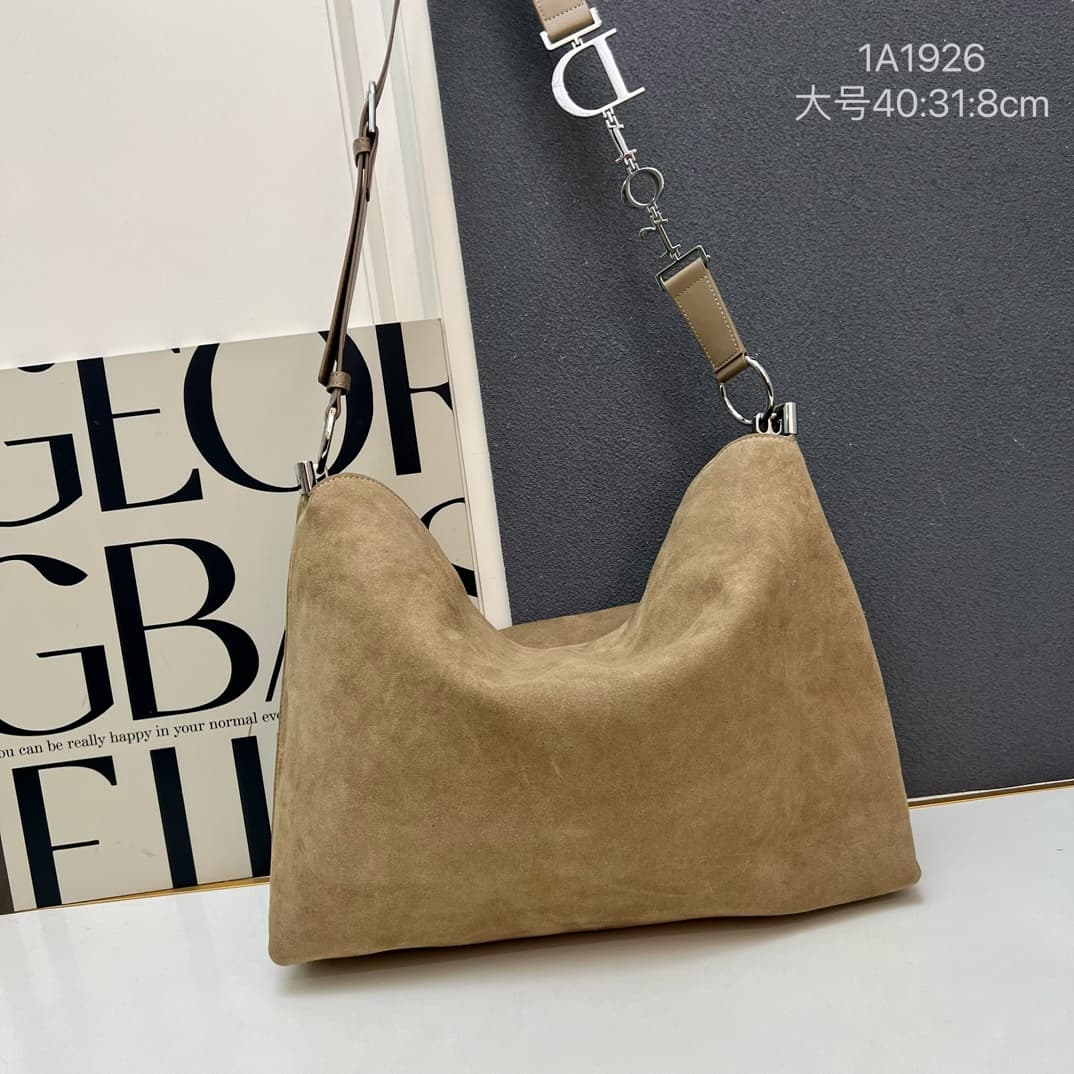 Dior Brown Large Backpack