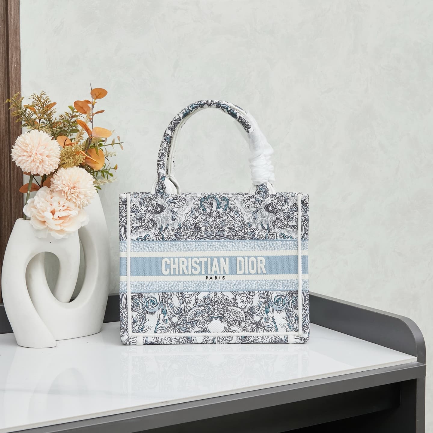 Dior Blue Small Tote Bag M1265
