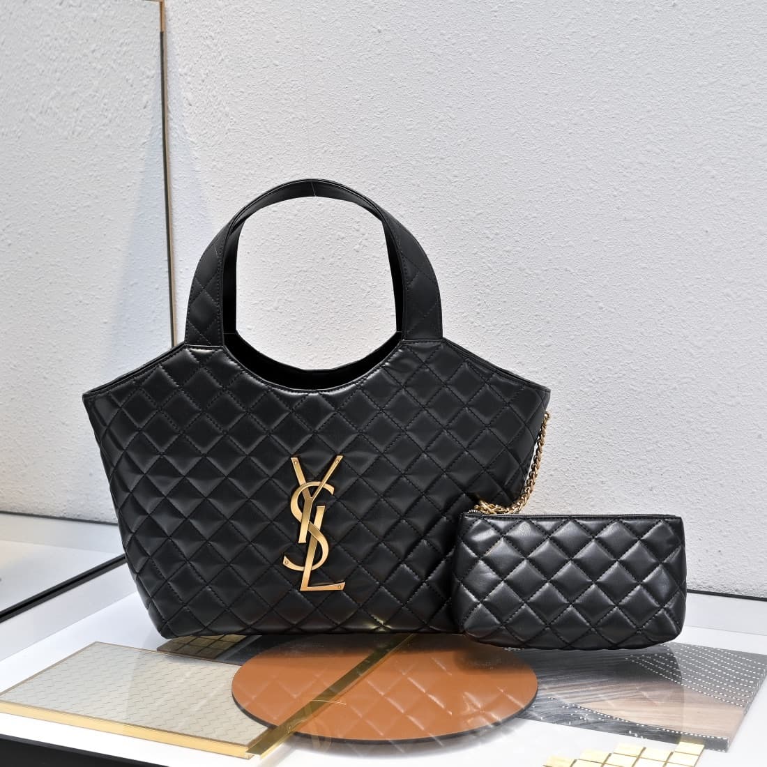 Saint Laurent Black Small Tote Bag 858191