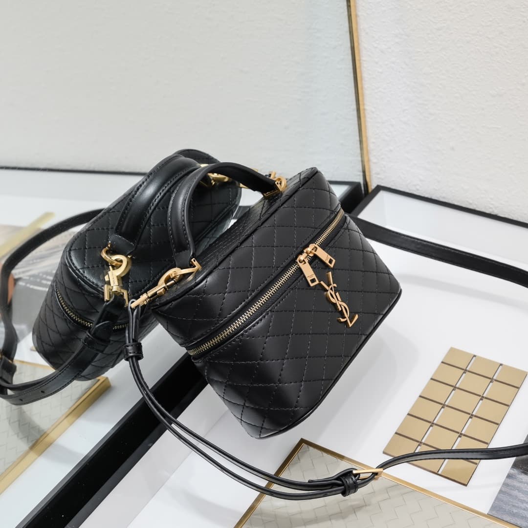 Saint Laurent Black Mini Wallet 766731