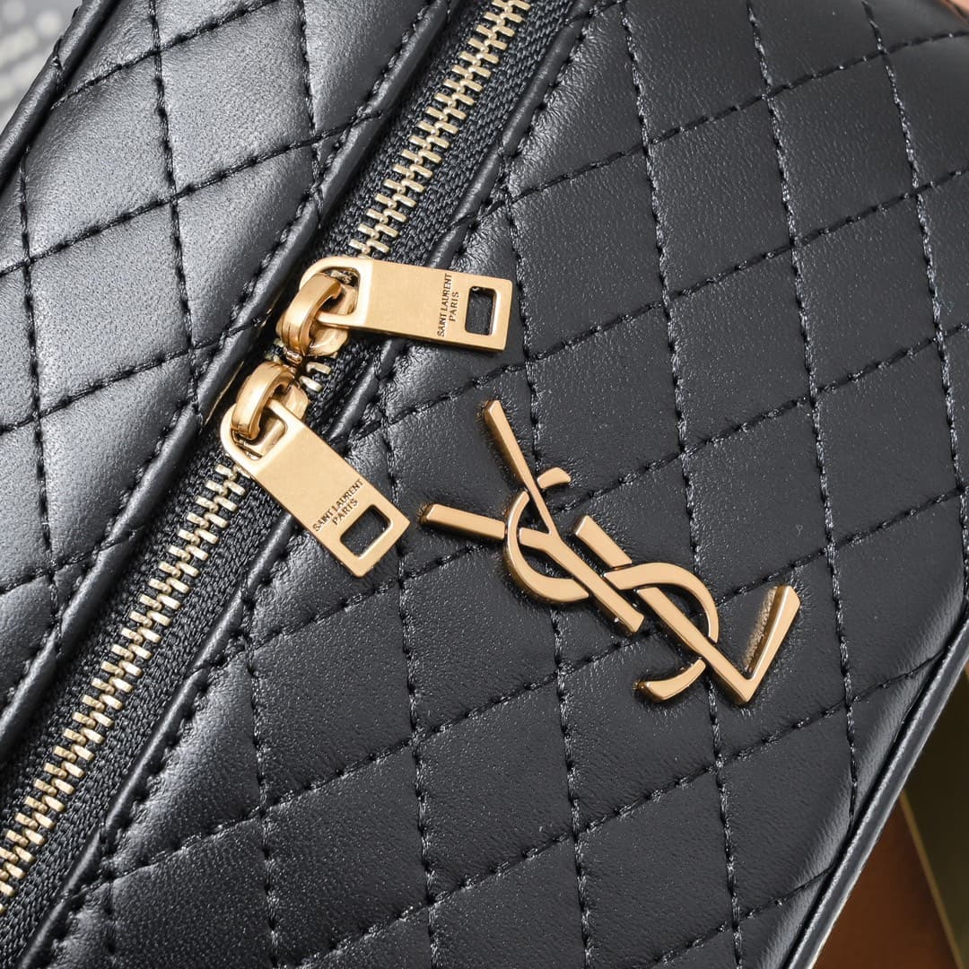 Saint Laurent Black Mini Wallet 766731