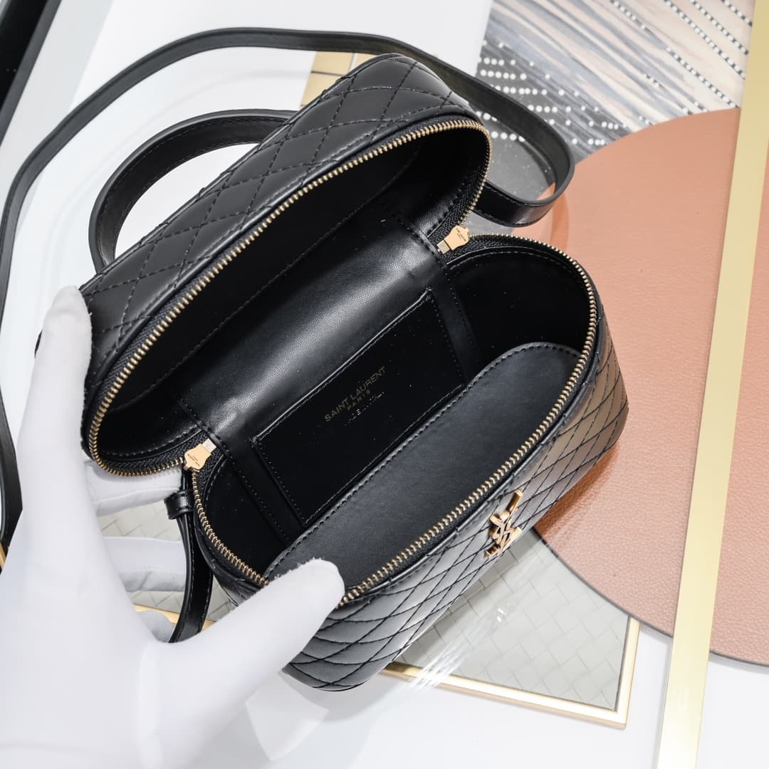 Saint Laurent Black Mini Wallet 766731