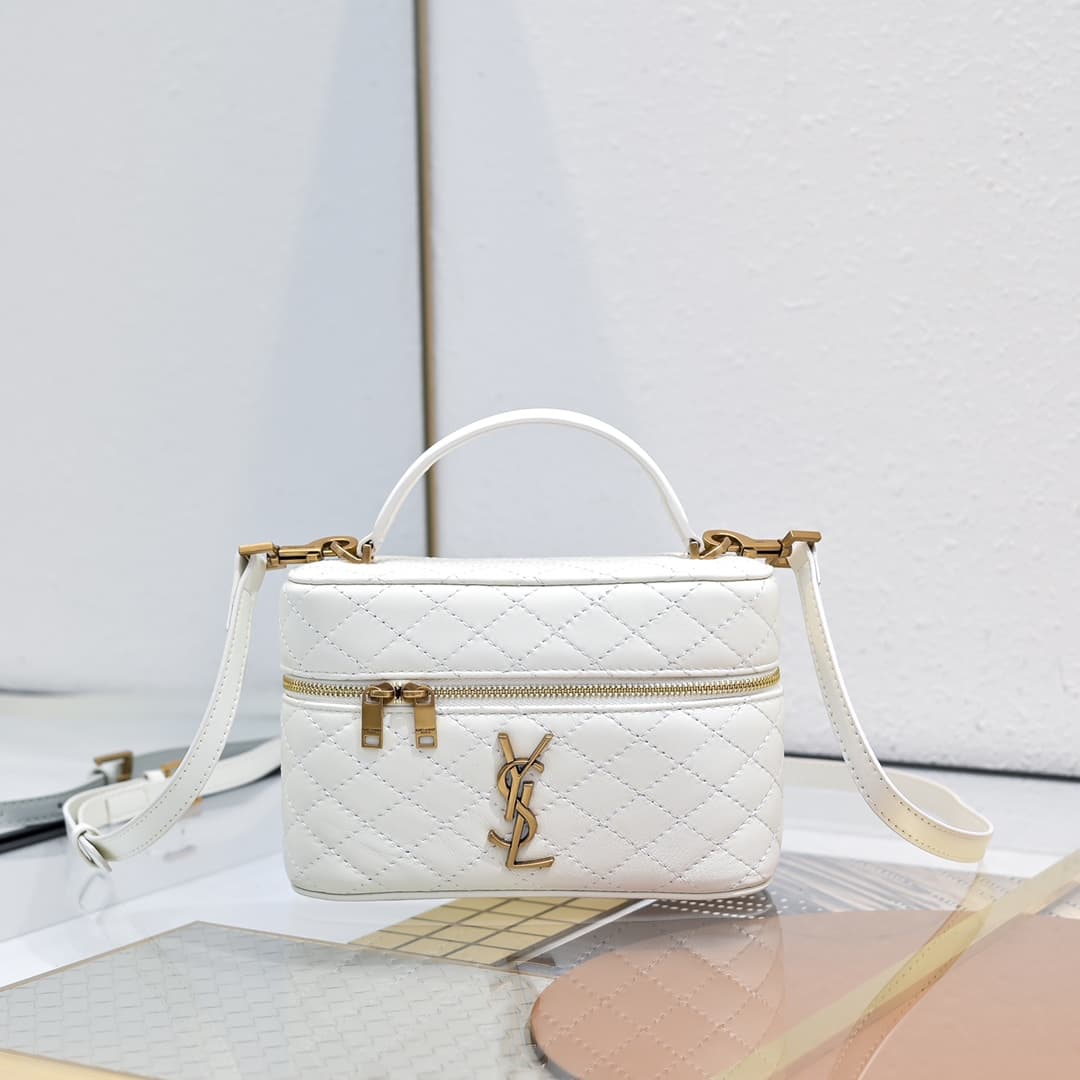 Saint Laurent White Wallet 766731