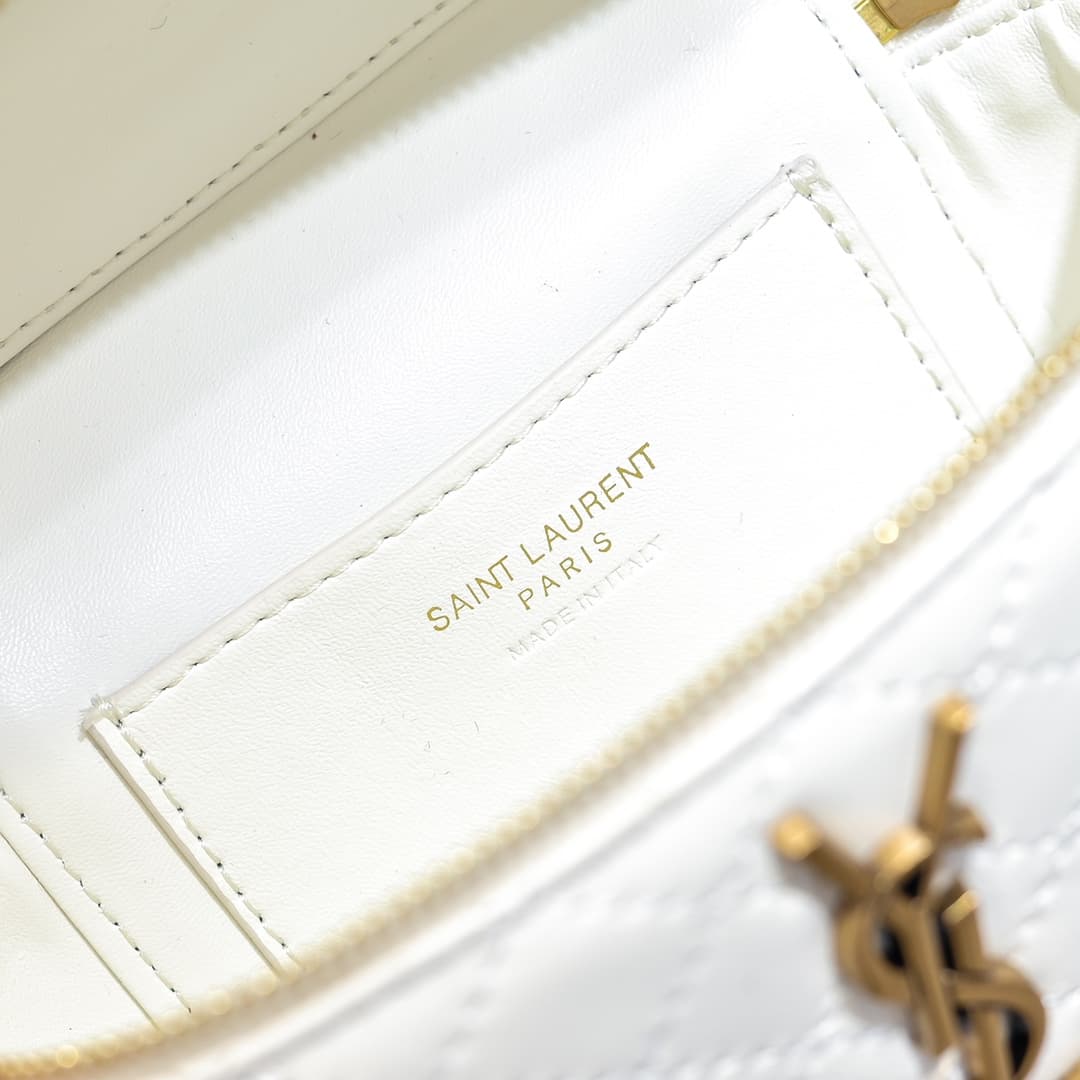 Saint Laurent White Mini Wallet 766731