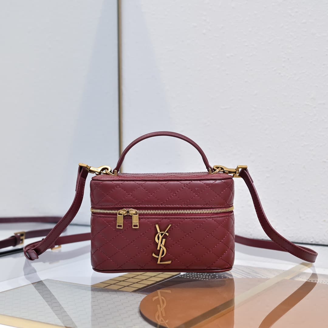 Saint Laurent Red Wallet 766731
