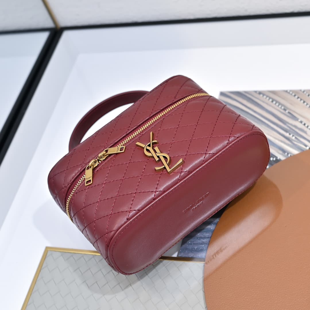 Saint Laurent Red Mini Wallet 766731
