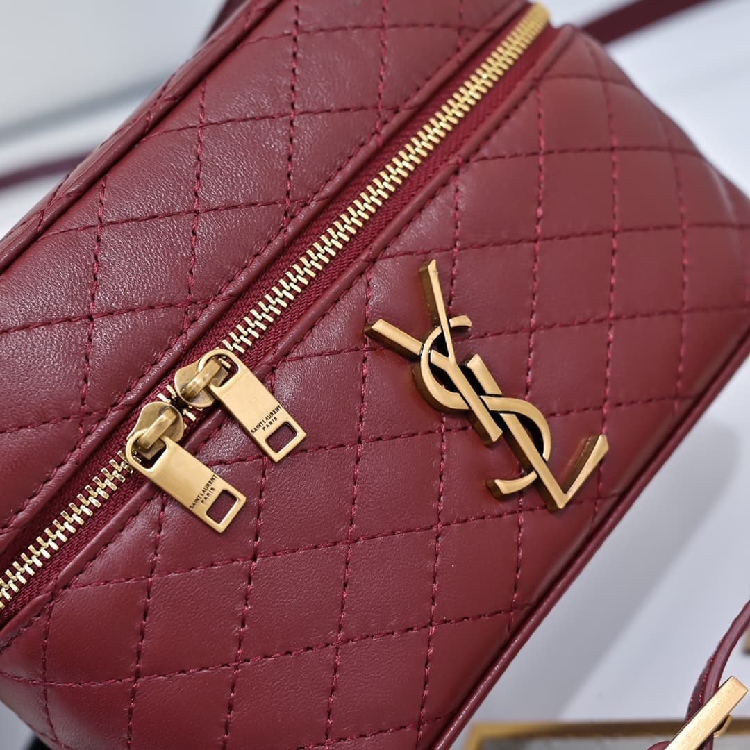 Saint Laurent Red Mini Wallet 766731