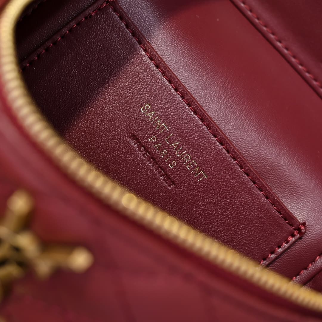 Saint Laurent Red Mini Wallet 766731